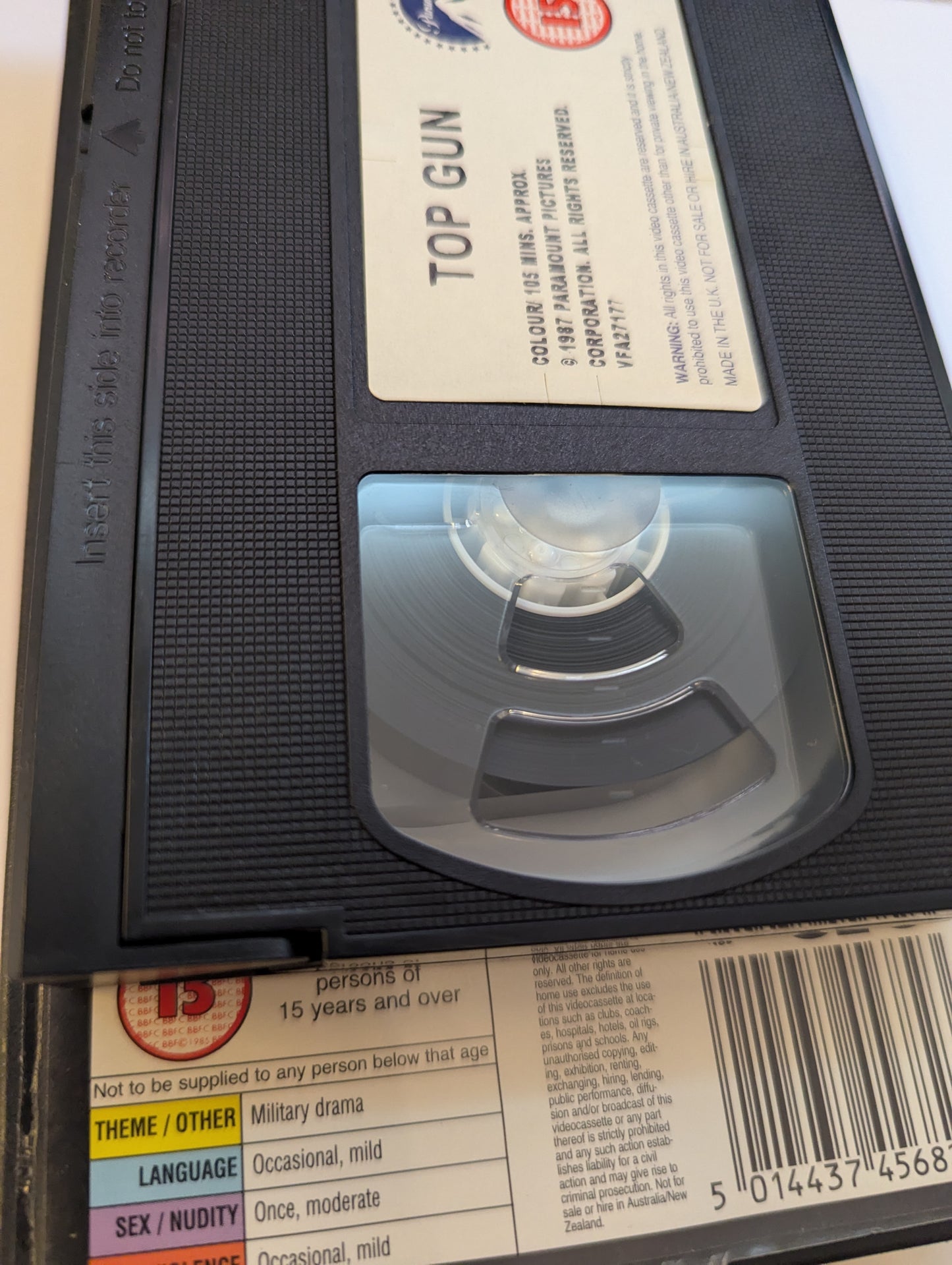 Top Gun (1986) VHS Video