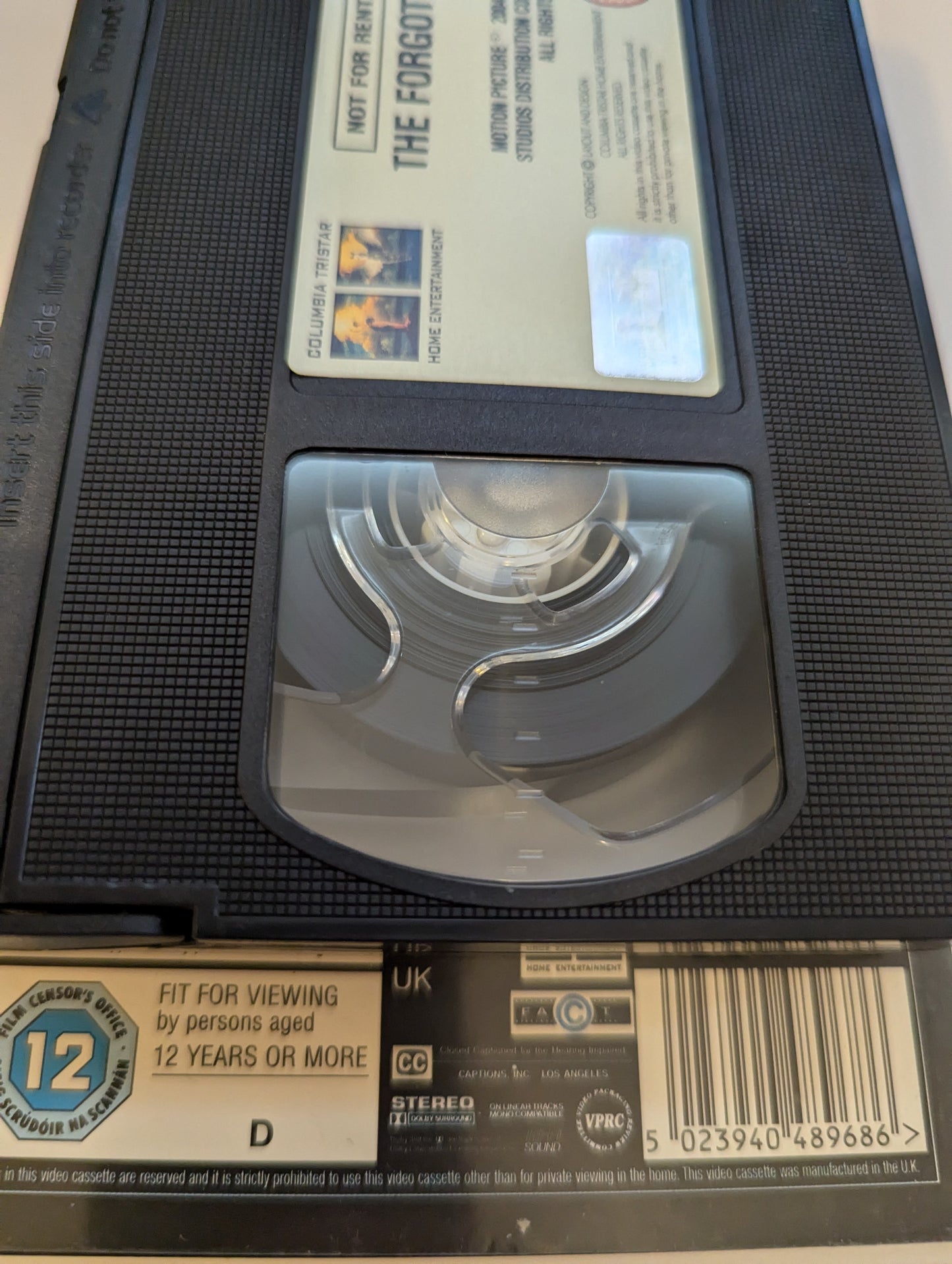 The Forgotten (2004) VHS Video