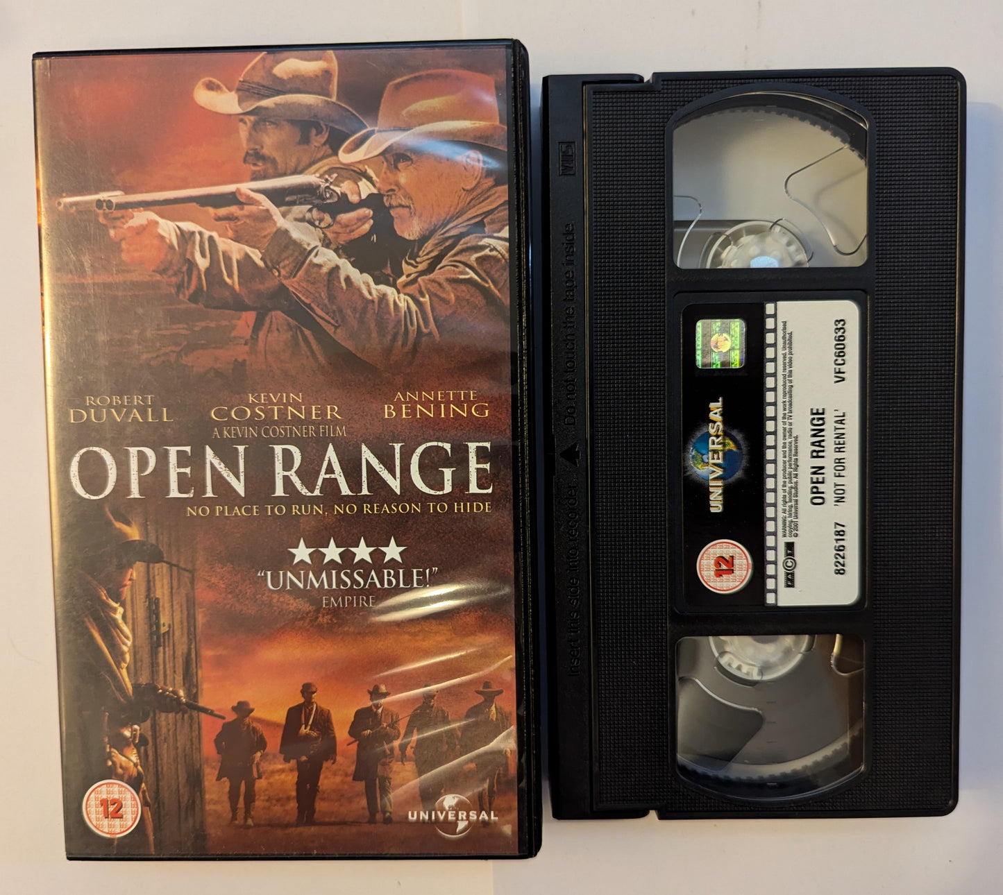 Open Range (2003) VHS Video