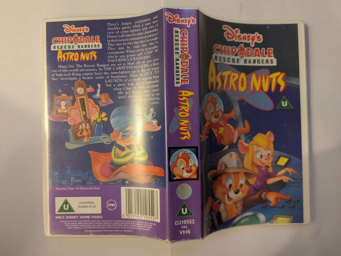 Chip N Dale Rescue Rangers Astro Nut VHS Video