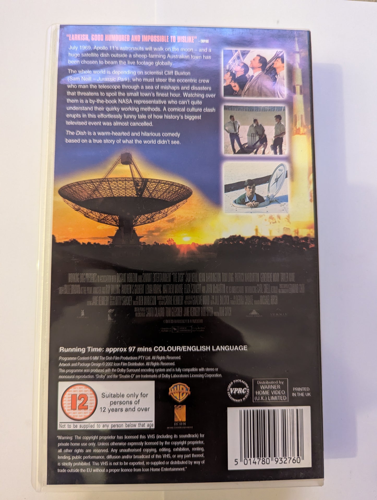 The Dish (2003) VHS Video *Sealed*