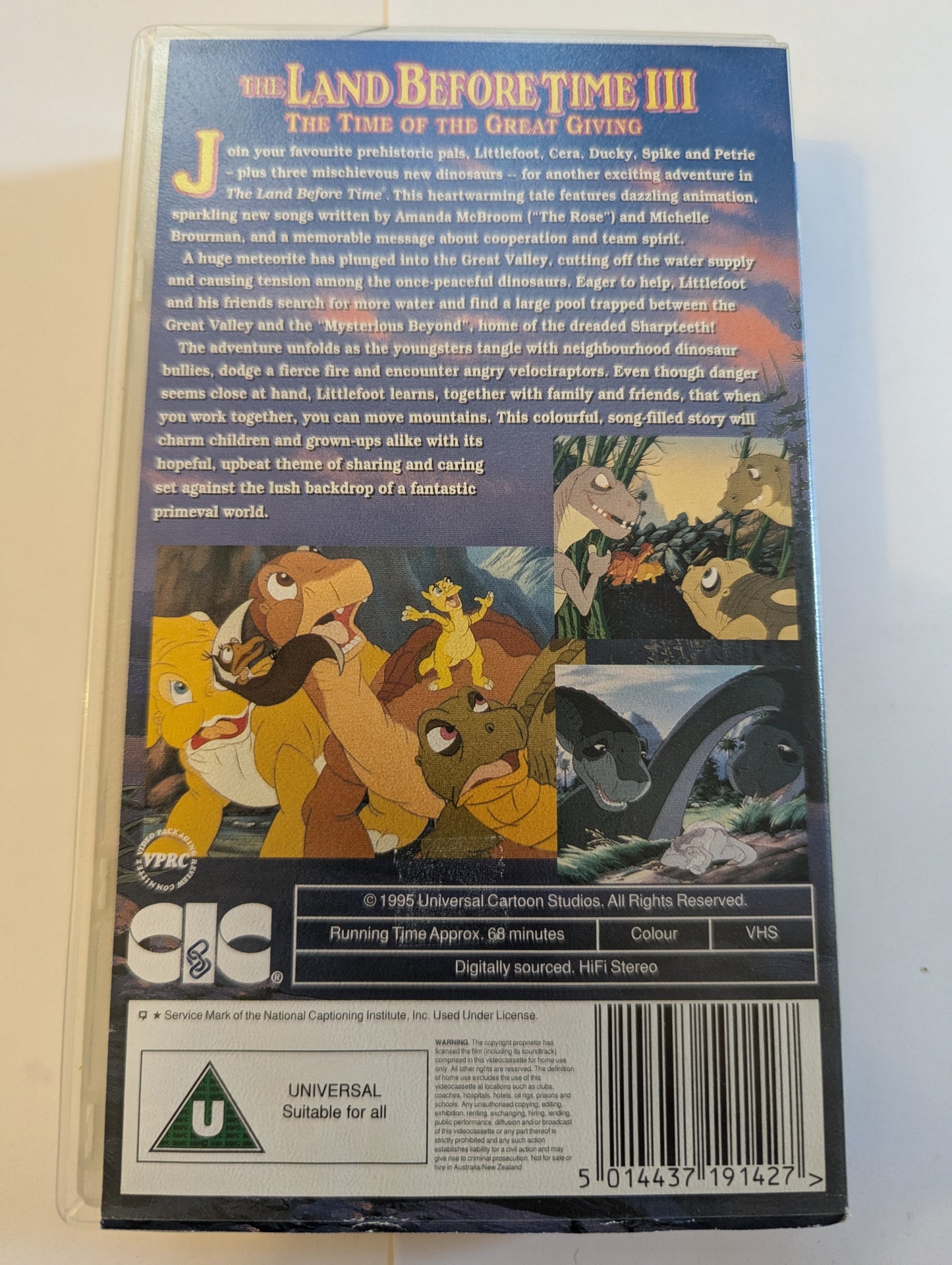 Land Before Time 3 III (1995) VHS Video