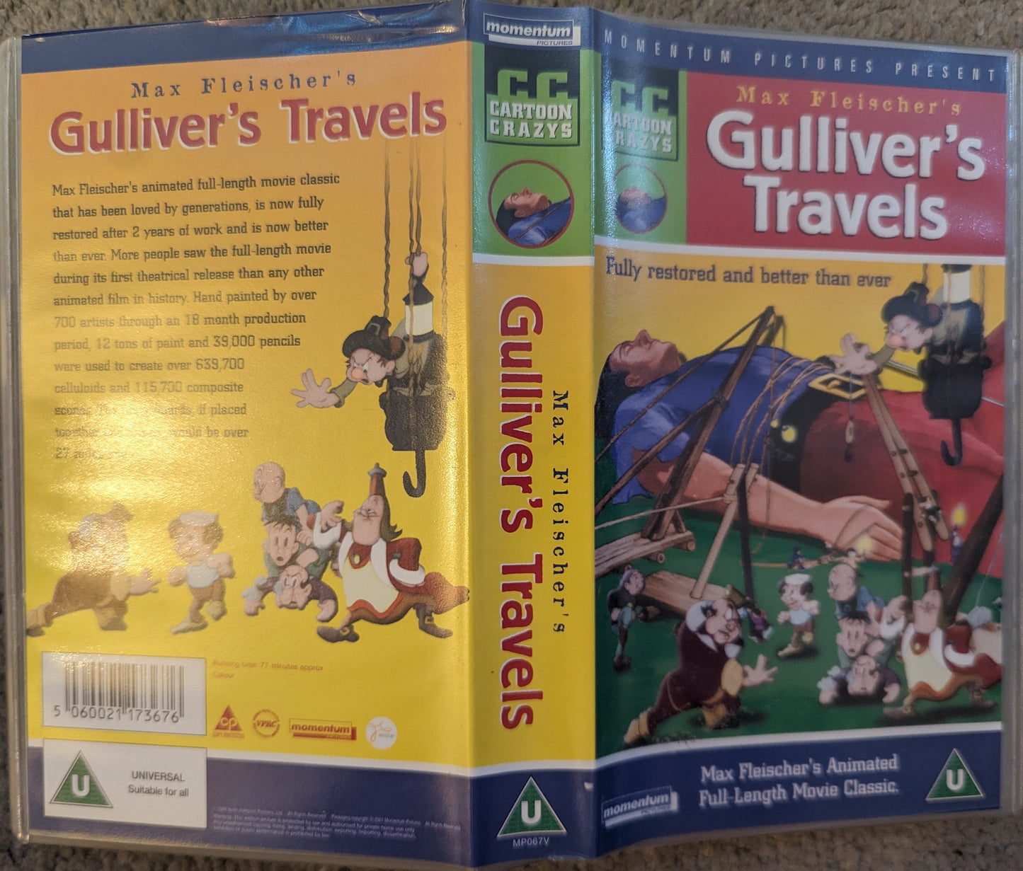 Gulliver's Travels VHS Video