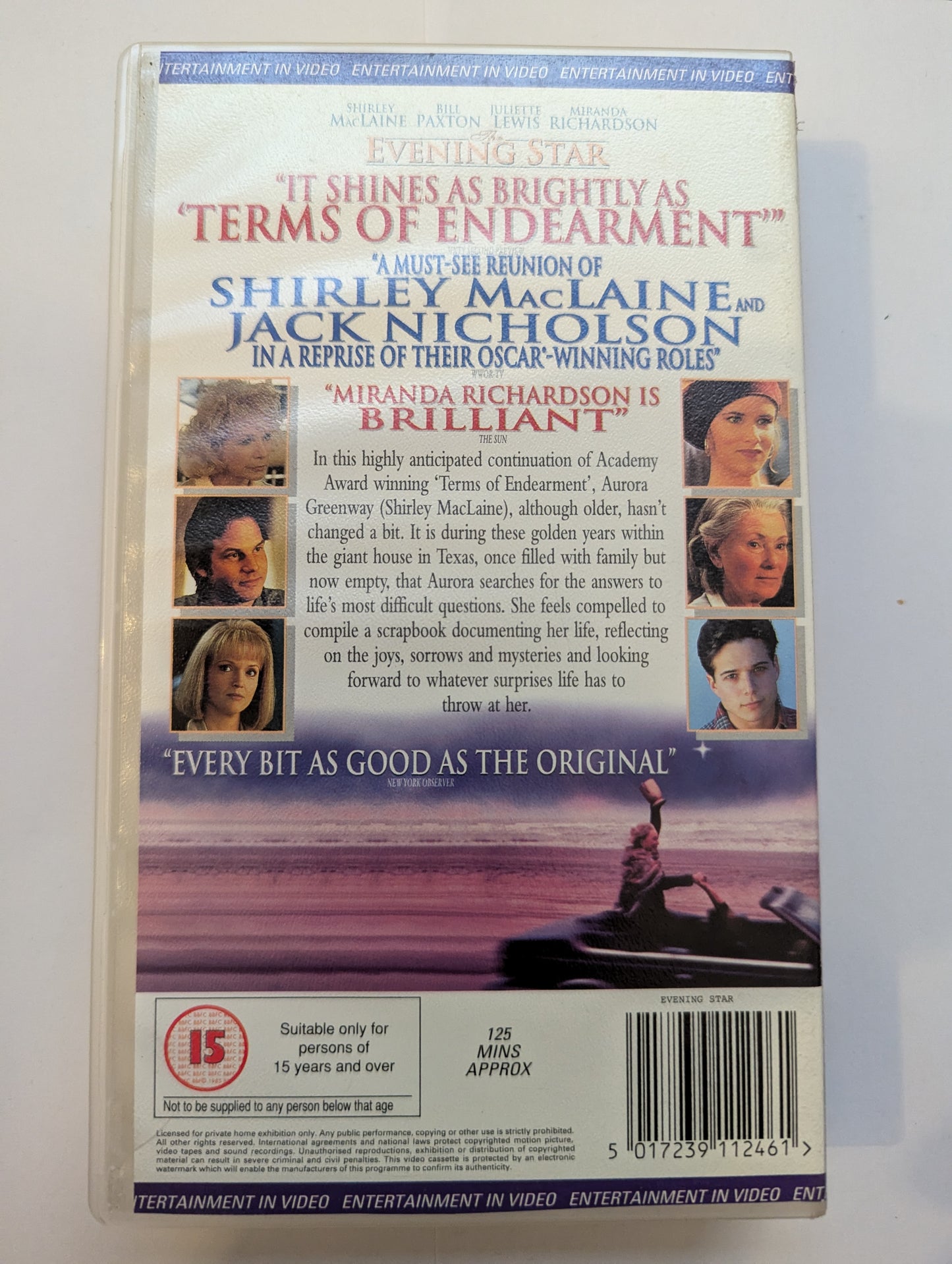 The Evening Star (1996) VHS Video