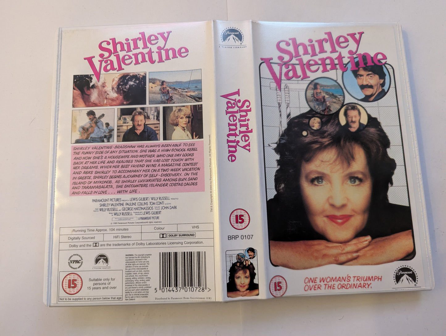 Shirley Valentine (1989) VHS Video