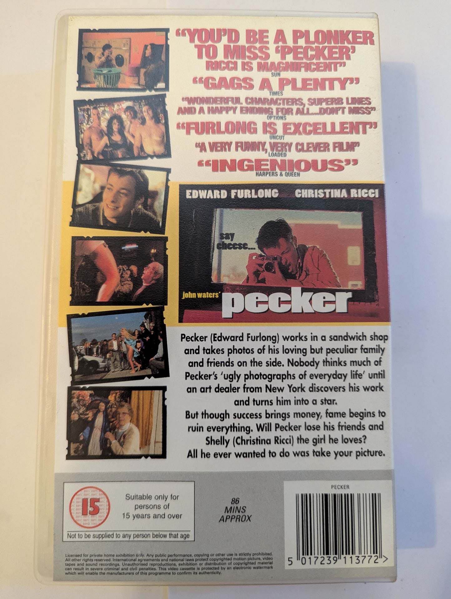 Pecker (1998) VHS Video