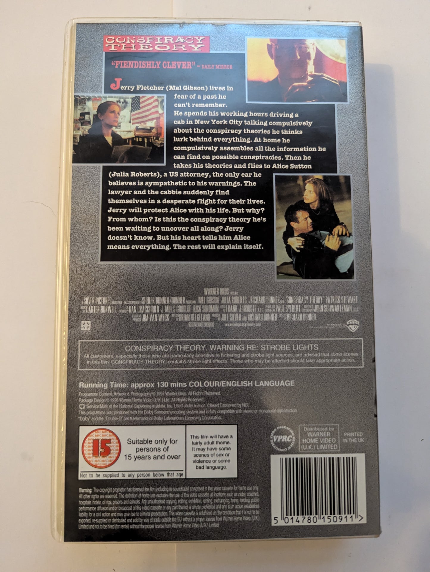 Conspiracy Theory (1997) VHS Video