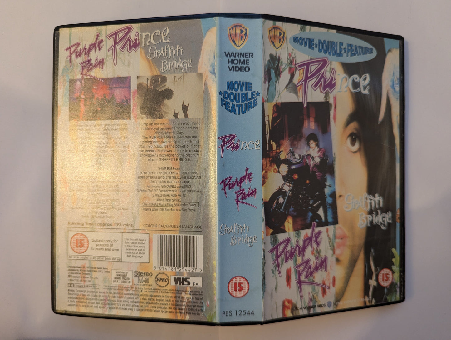 Purple Rain / Graffiti Bridge VHS Video