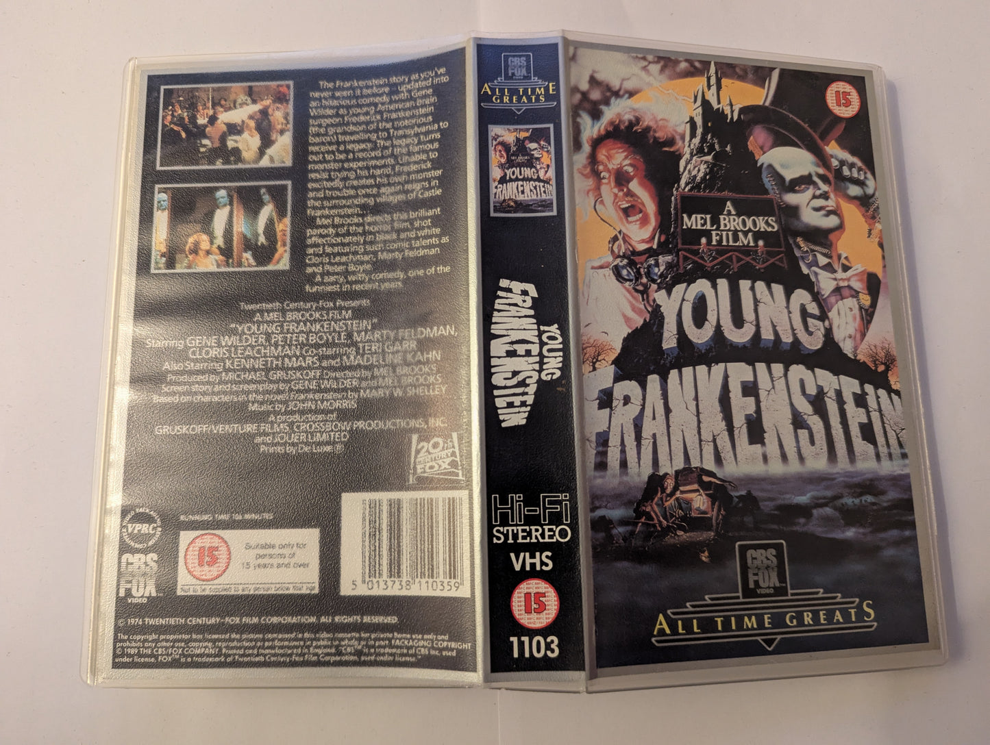 Young Frankenstein (1974) VHS Video