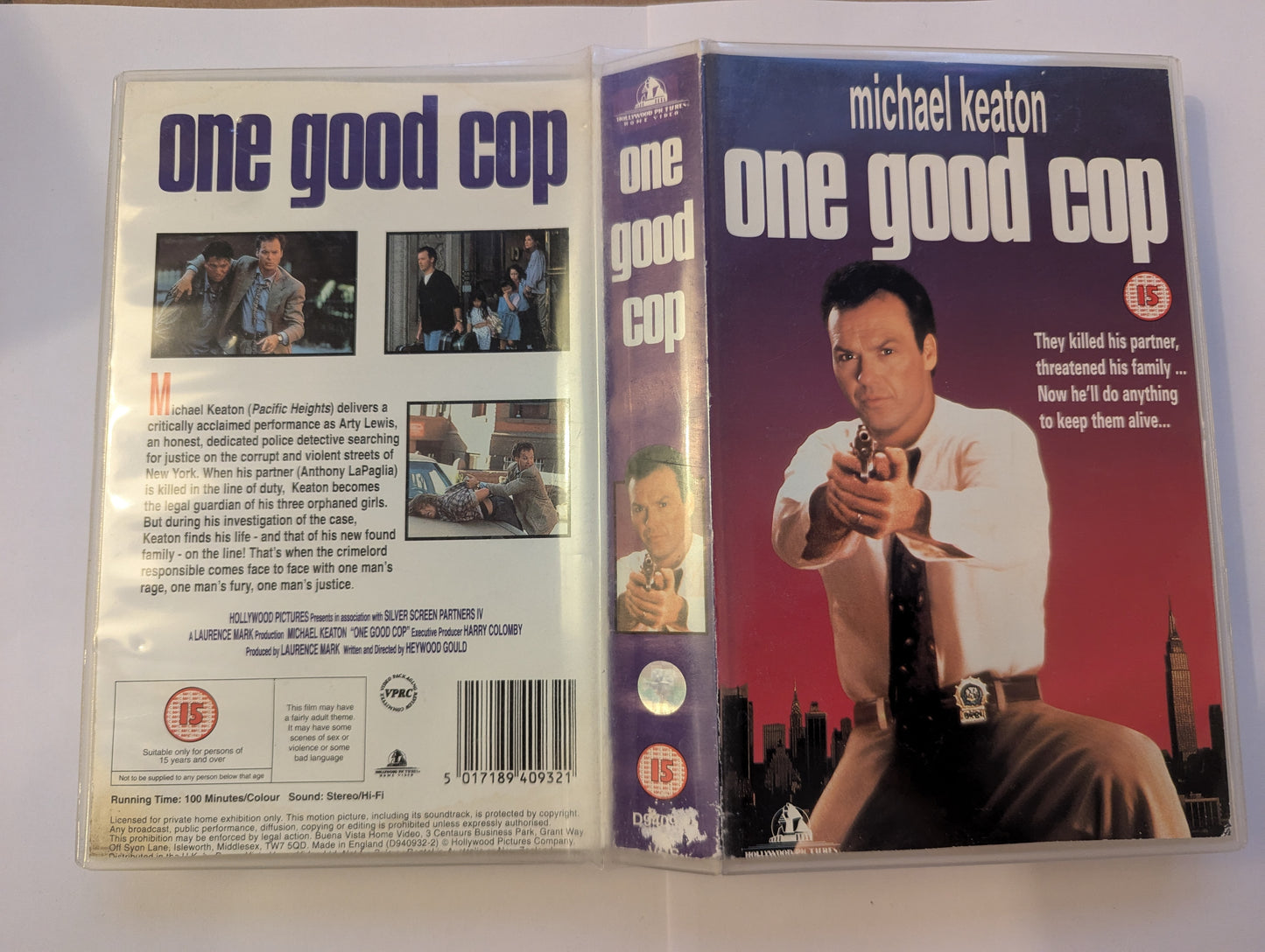 One Good Cop (1991) VHS Video Ex Rental