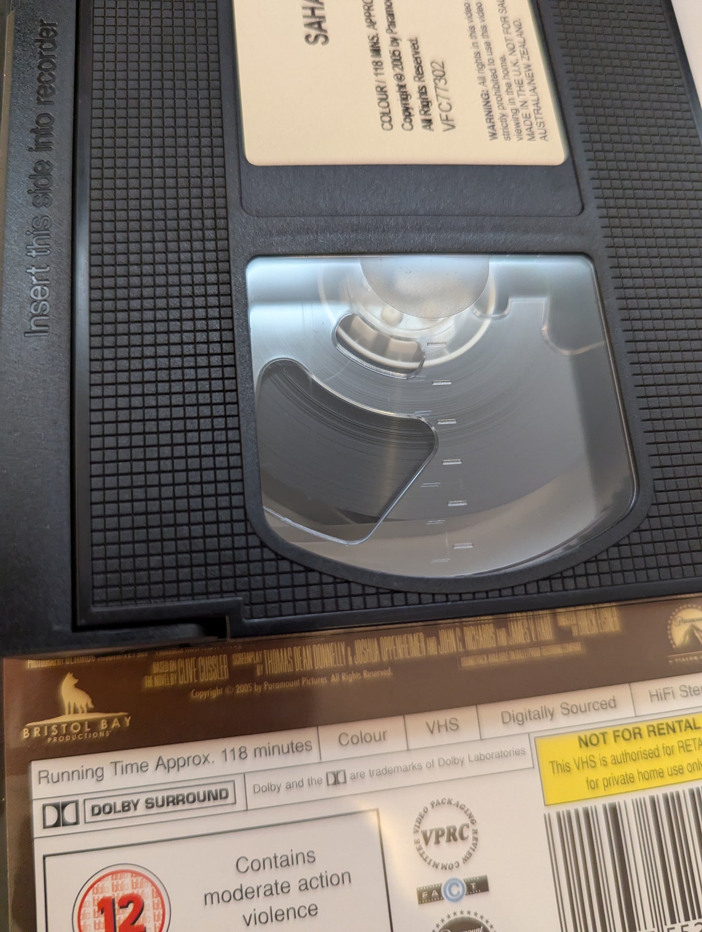 Sahara (2005) VHS Video