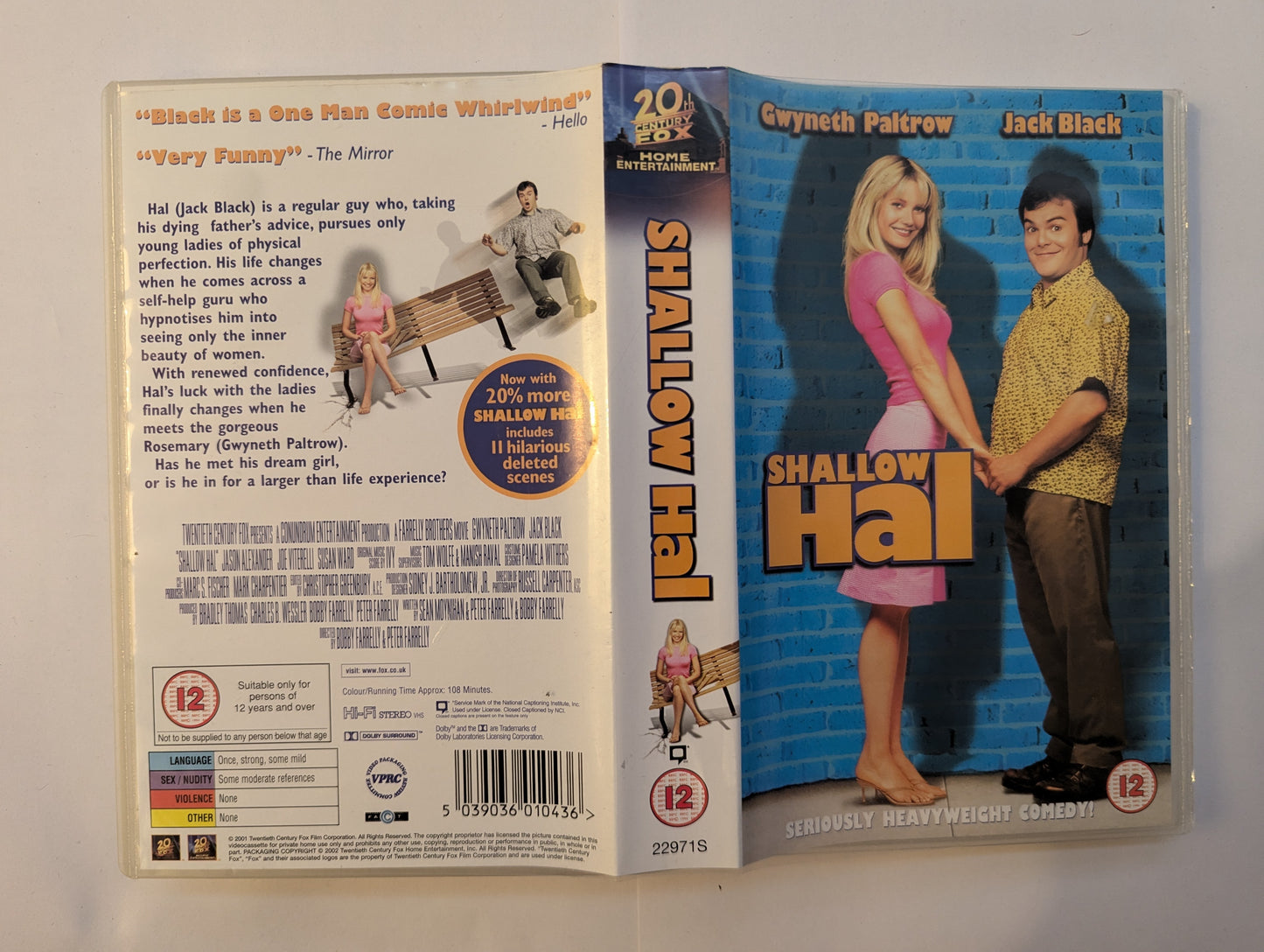 Shallow Hall (2001) VHS Video