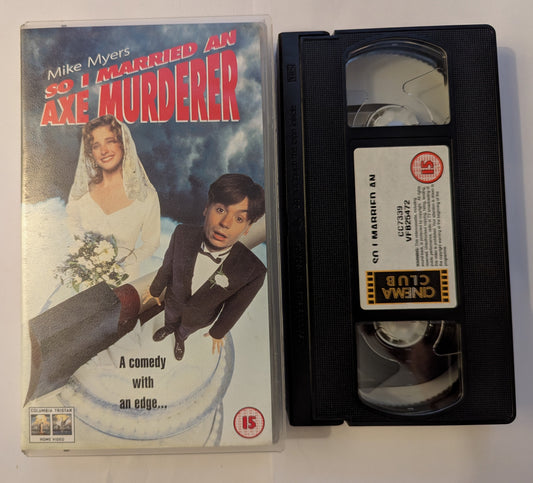 So I Married An Axe Murderer (1993) VHS Video Cinema Club