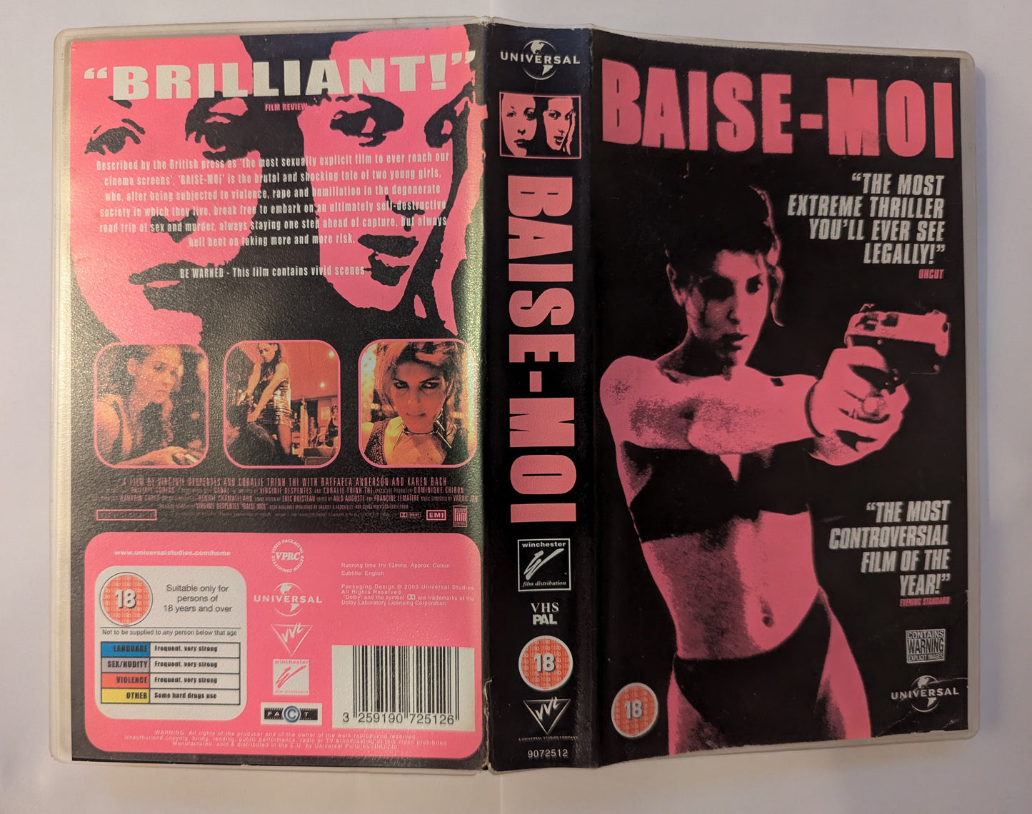 Baise Moi (2000) VHS Video