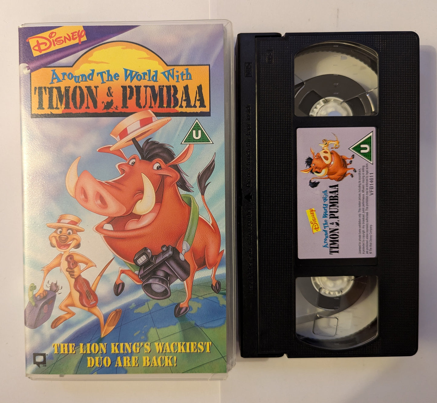 Around The World With Timon & Pumba (1996) VHS Video