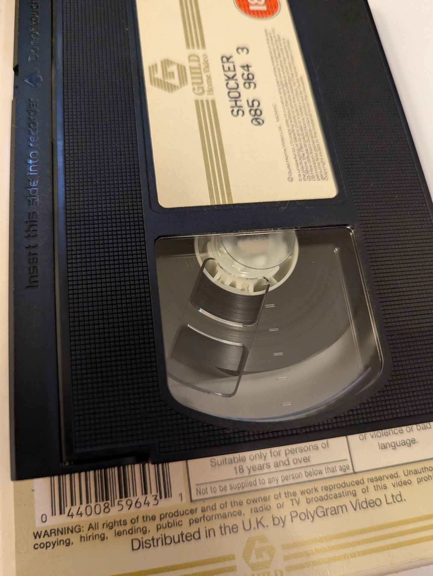 Shocker (1989) VHS Video