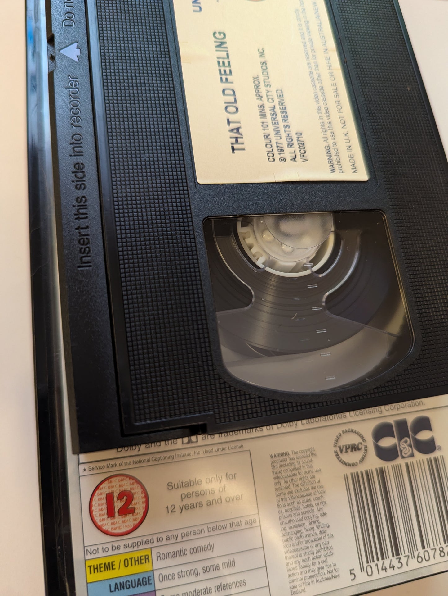 That Old Feeling (1997) VHS Video