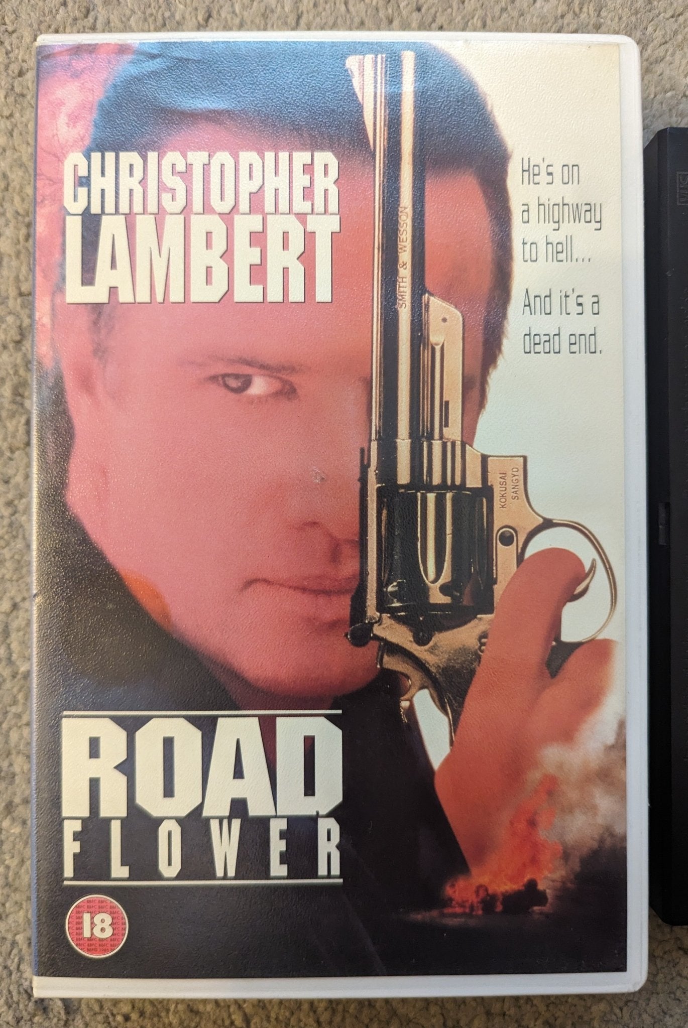 Road Flower (1994) VHS Video Ex Rental - Flippin Retro Video Shop