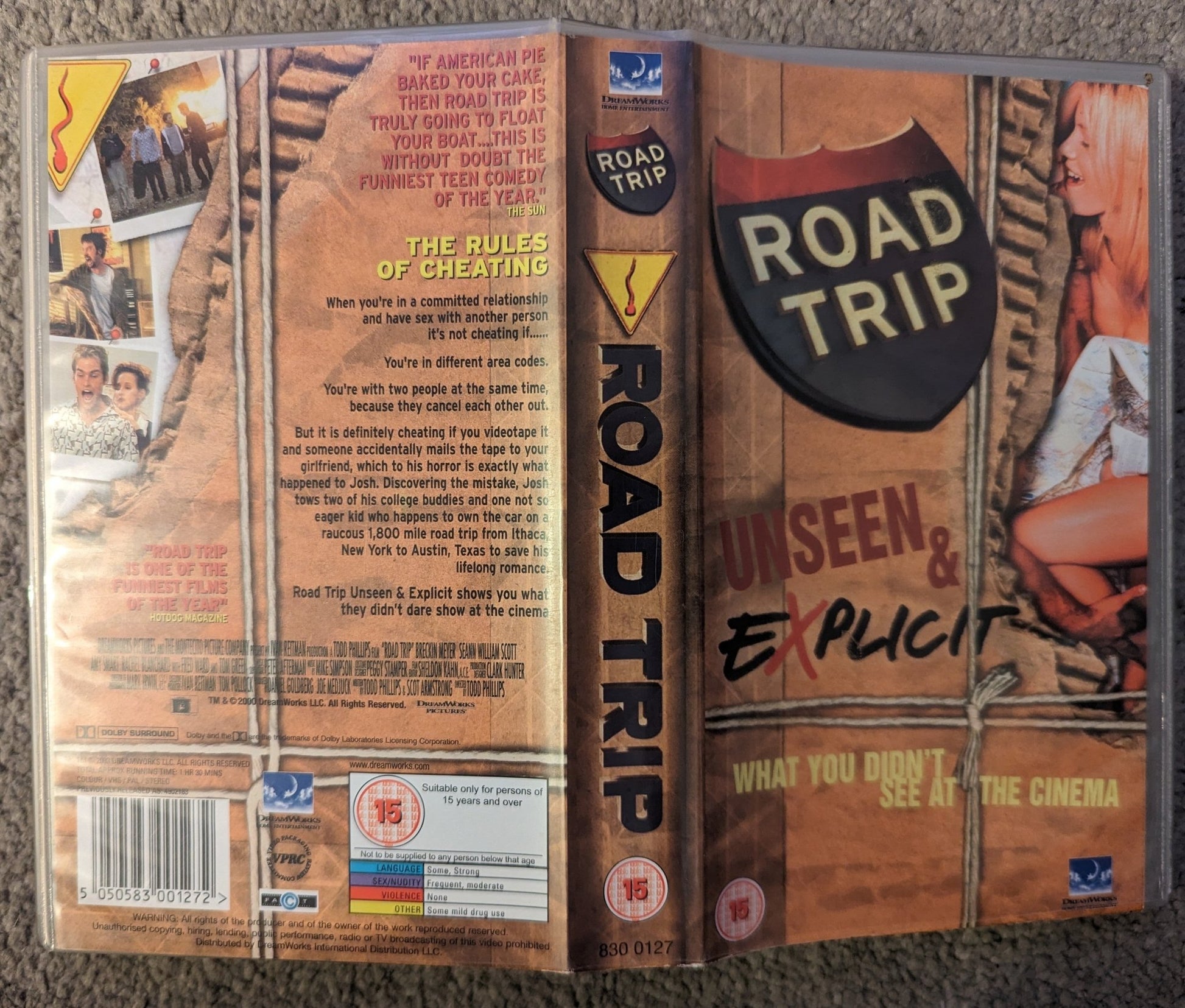 Road Trip (2000) VHS Video - Flippin Retro Video Shop