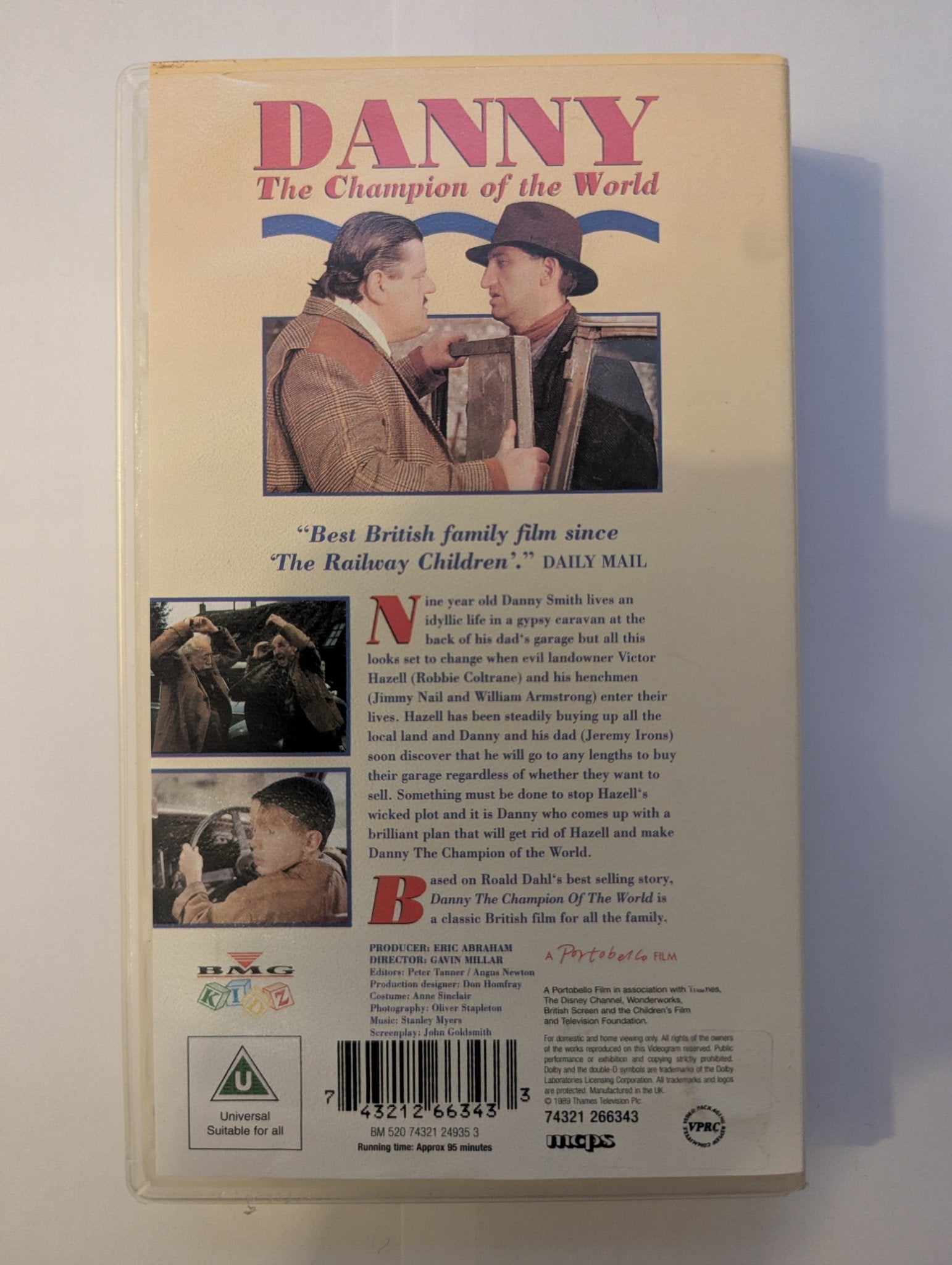 Roald Dahl's Danny Champion Of The World (1989) VHS Video - Flippin Retro Video Shop