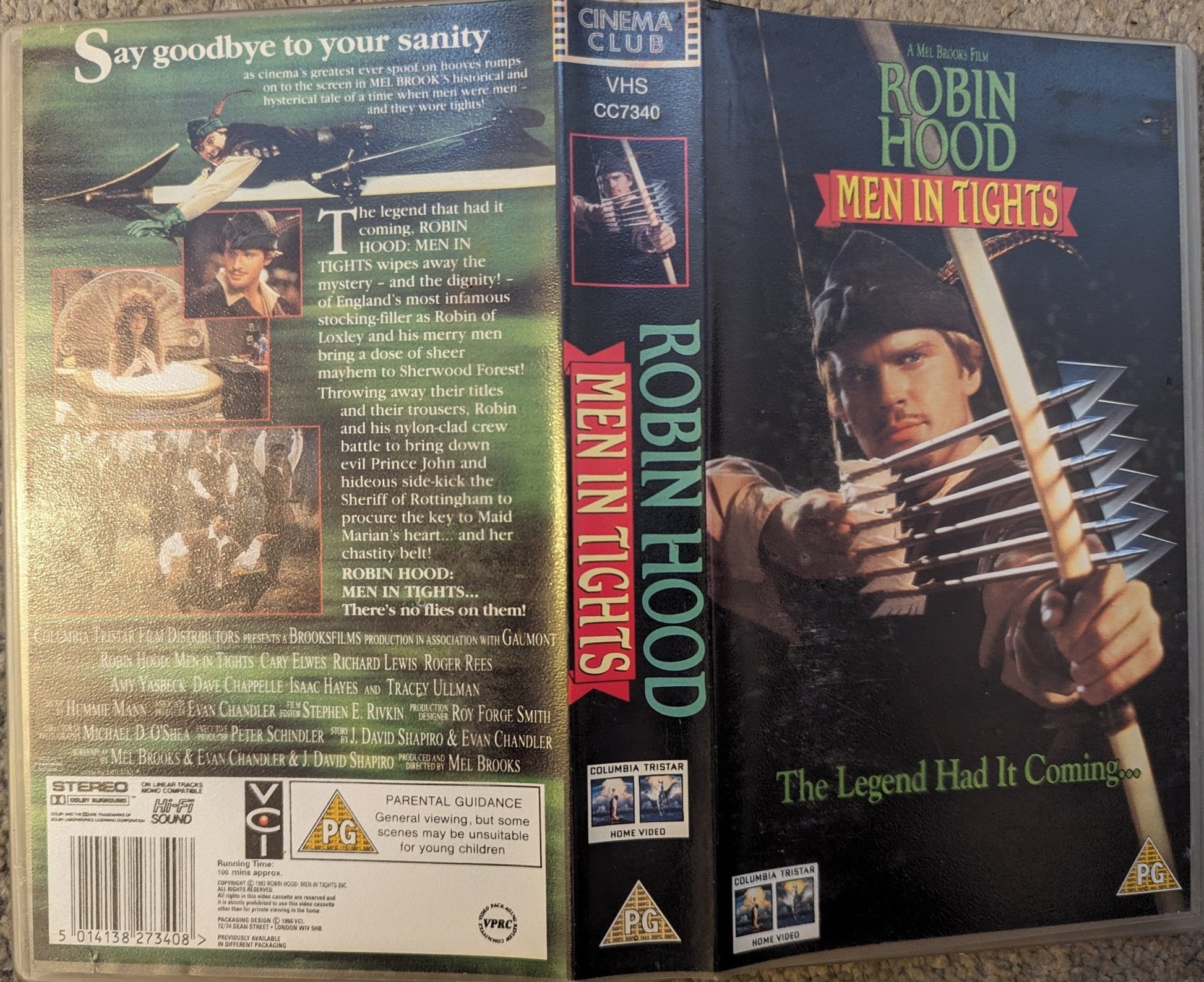 Robin Hood Men In Tights (1993) VHS Video - Flippin Retro Video Shop