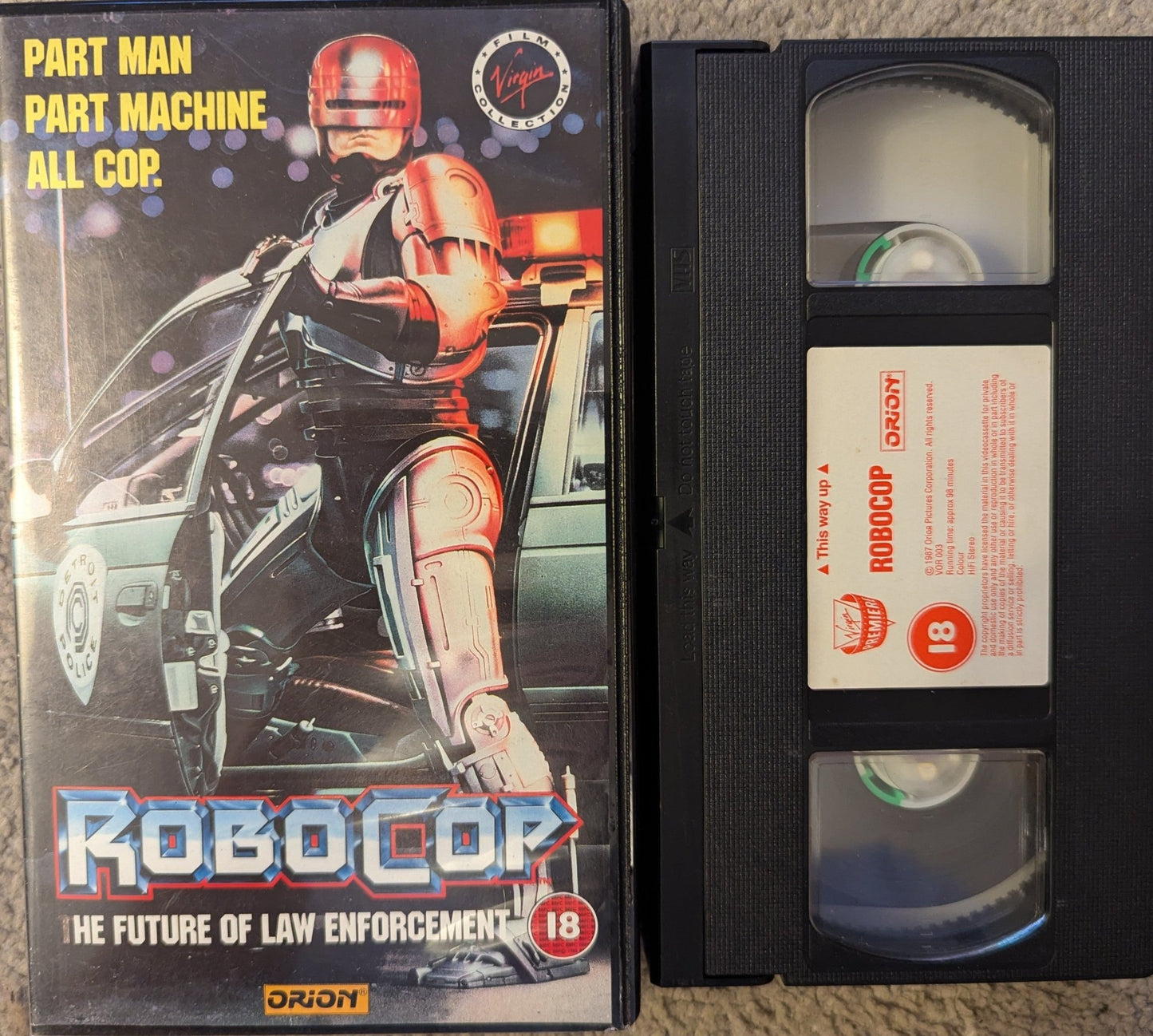 RoboCop (1987) VHS Video - Flippin Retro Video Shop