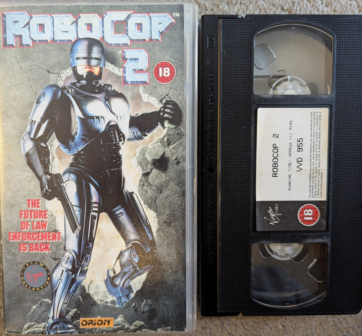 RoboCop 2 (1990) VHS Video - Flippin Retro Video Shop