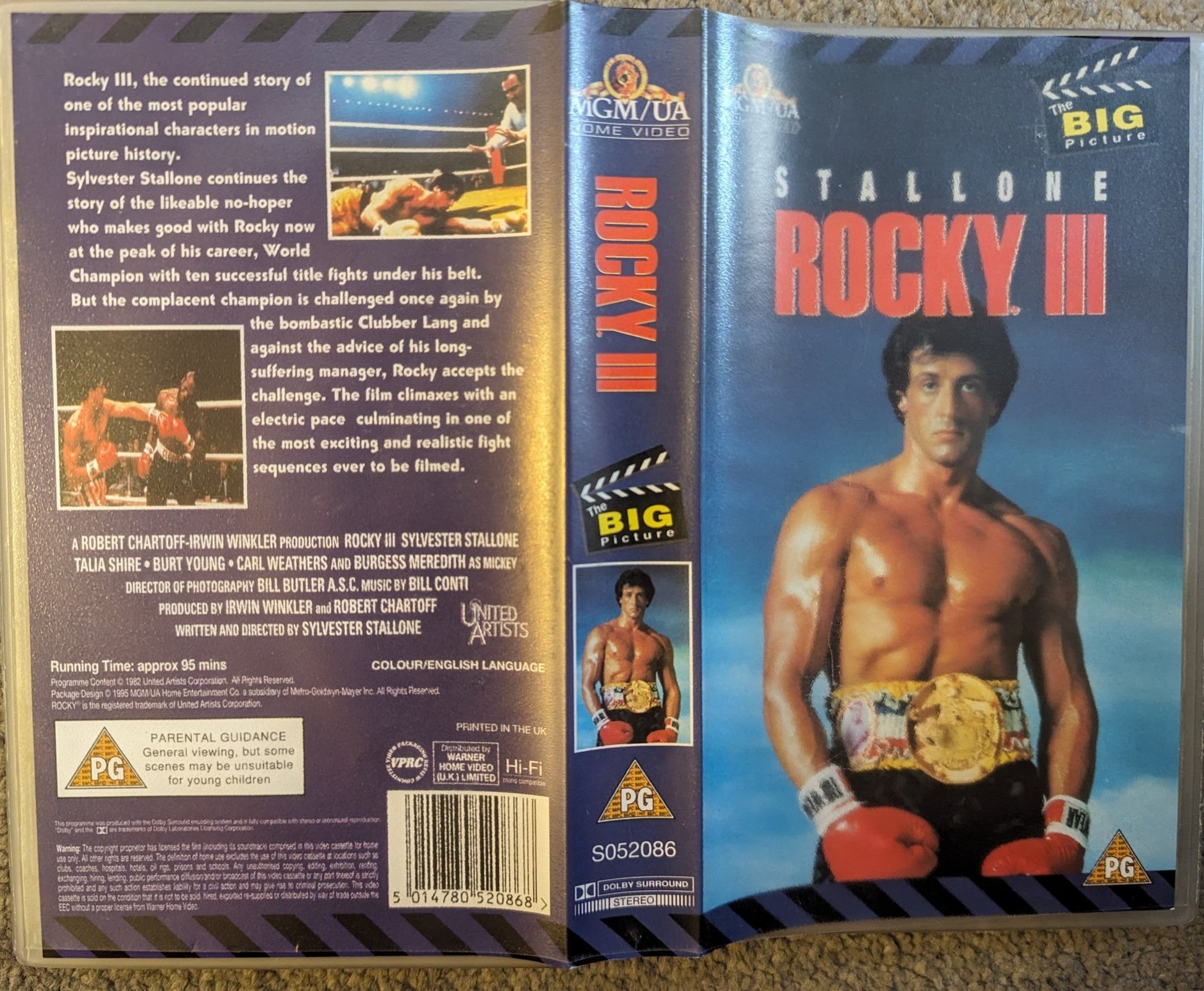 Rocky 3 (1982) VHS Video - Flippin Retro Video Shop