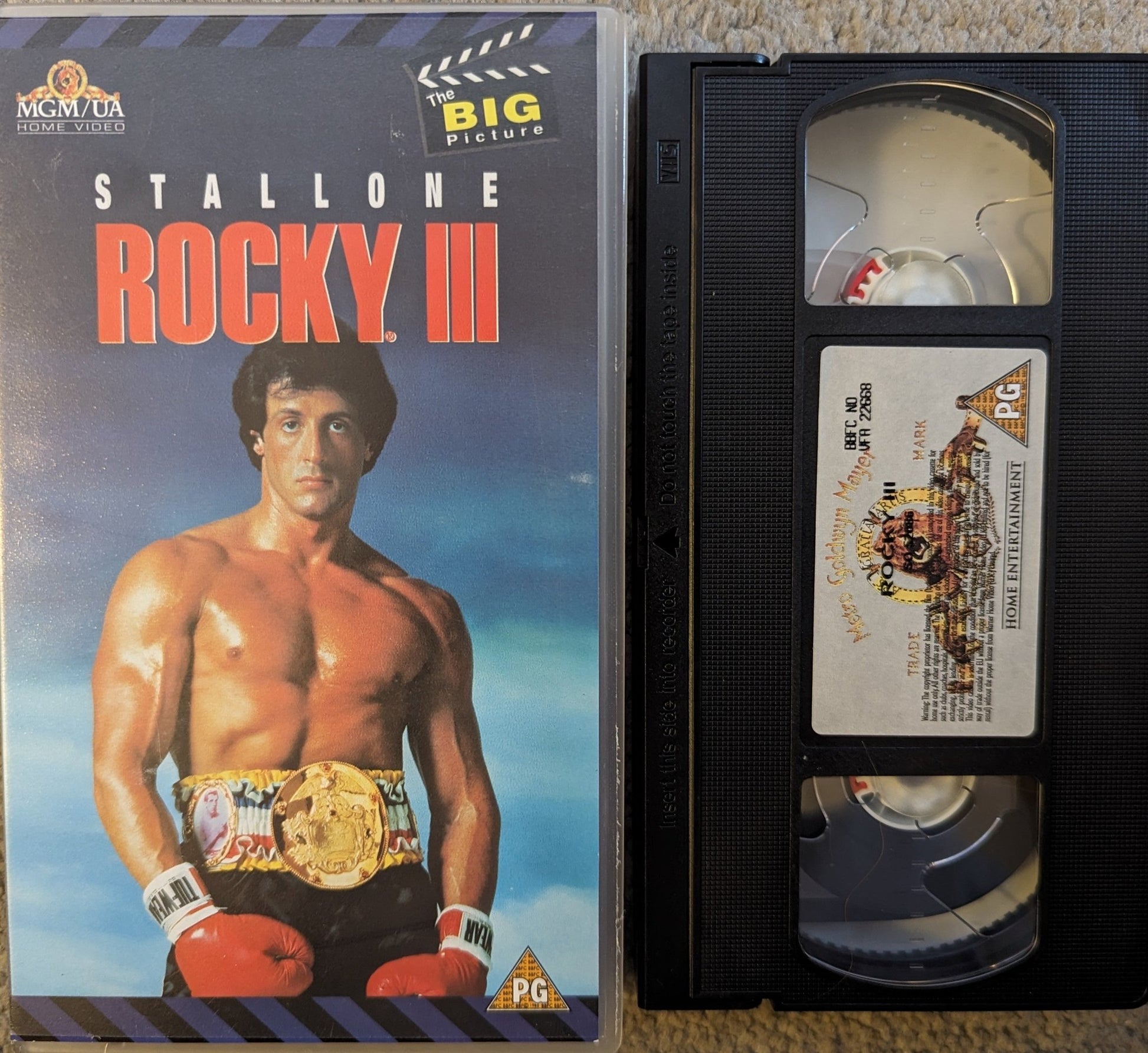 Rocky 3 (1982) VHS Video - Flippin Retro Video Shop