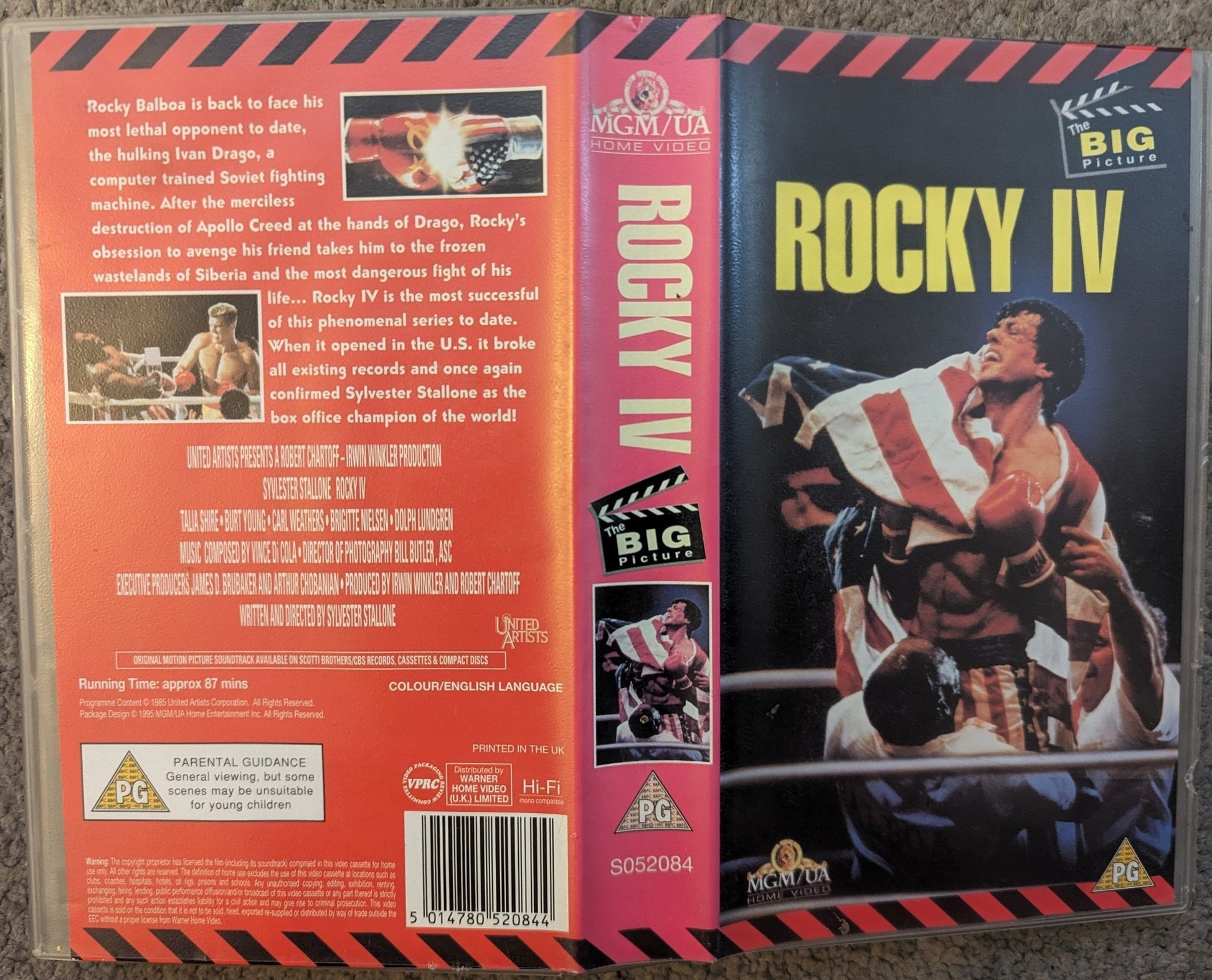 Rocky 4 (1985) VHS Video - Flippin Retro Video Shop