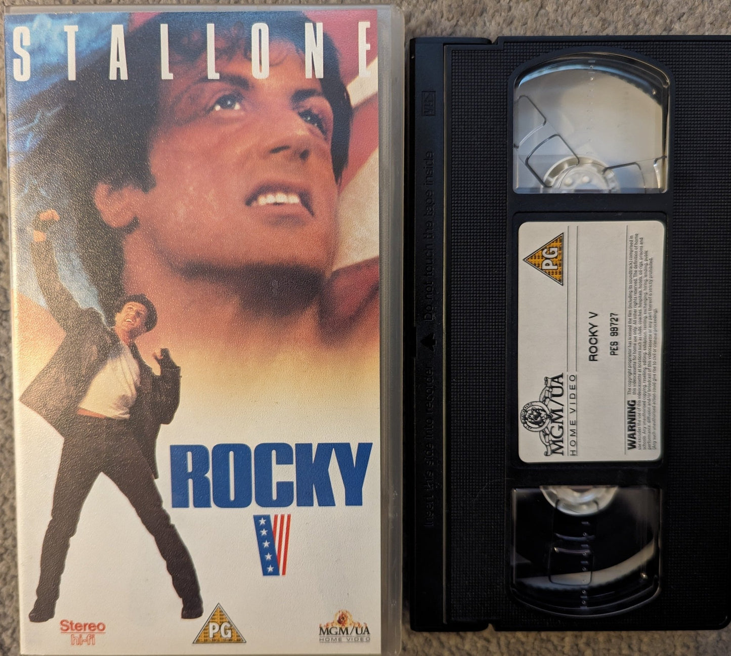 Rocky 5 (1990) VHS Video - Flippin Retro Video Shop