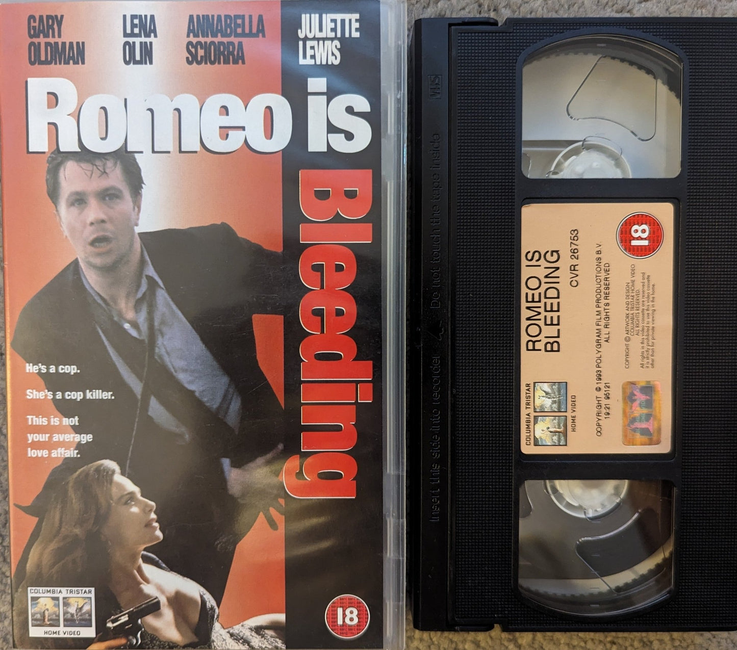 Romeo Is Bleeding (1993) VHS Video - Flippin Retro Video Shop