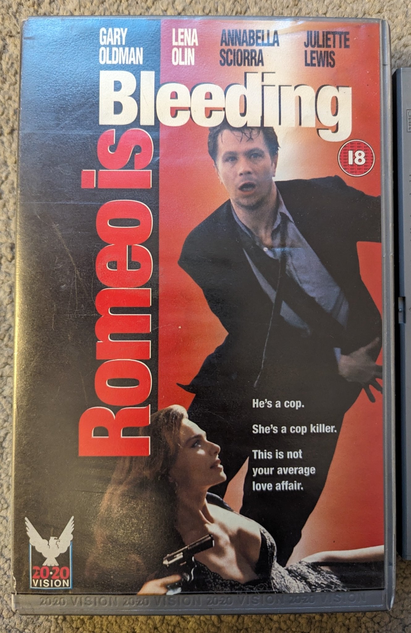 Romeo Is Bleeding (1993) VHS Video Ex Rental - Flippin Retro Video Shop