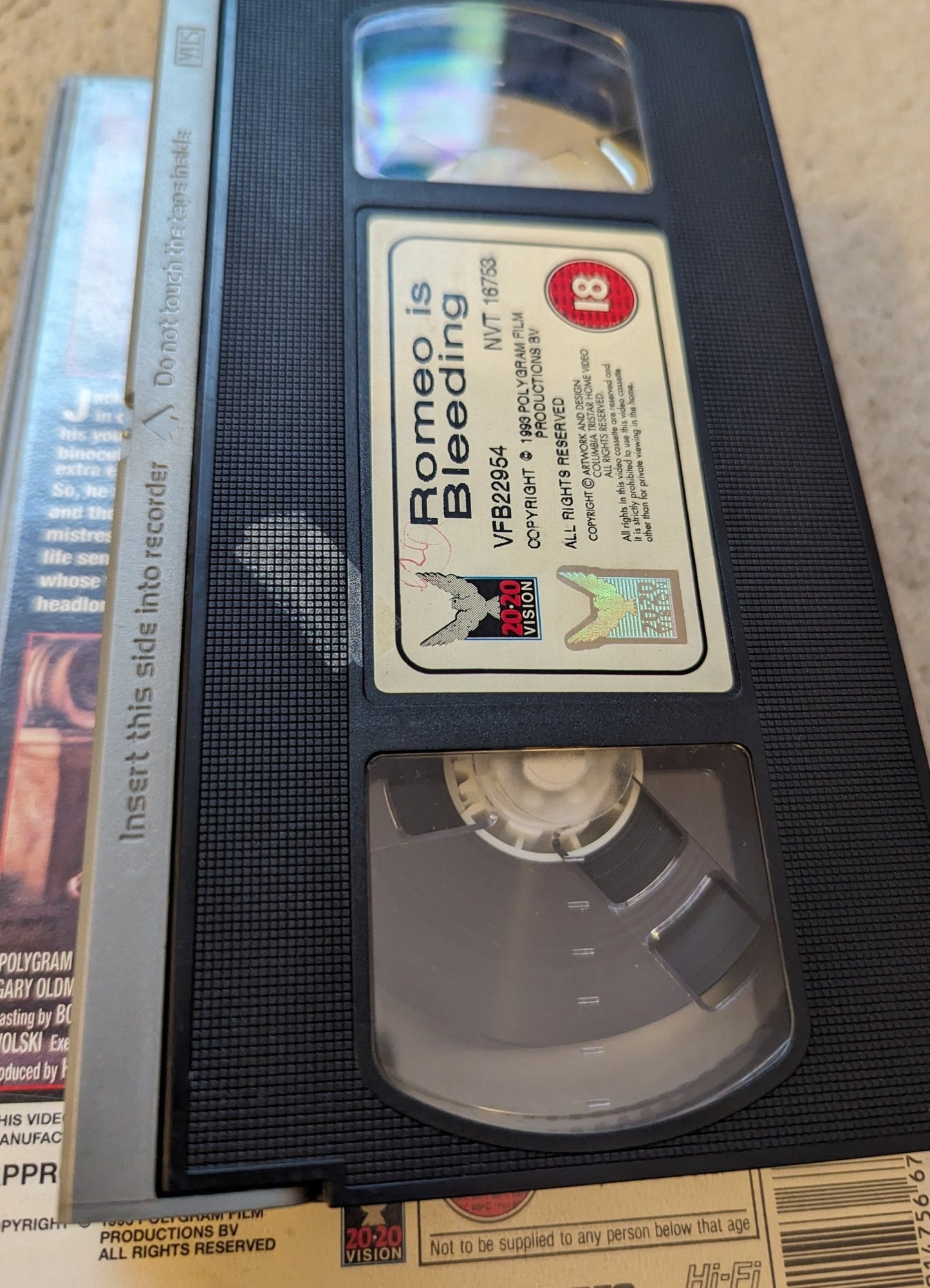 Romeo Is Bleeding (1993) VHS Video Ex Rental - Flippin Retro Video Shop