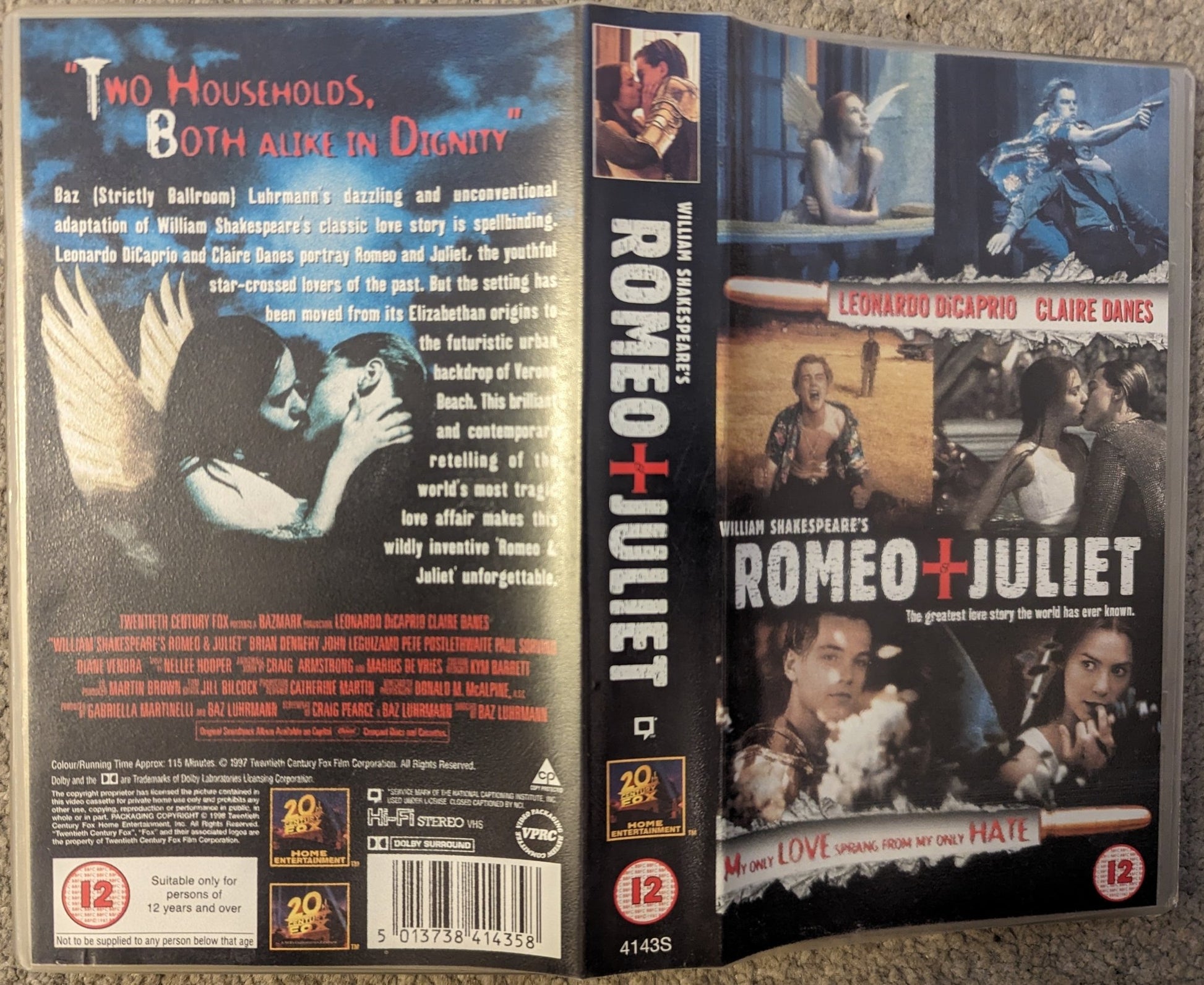 Romeo + Juliet (1996) VHS Video - Flippin Retro Video Shop