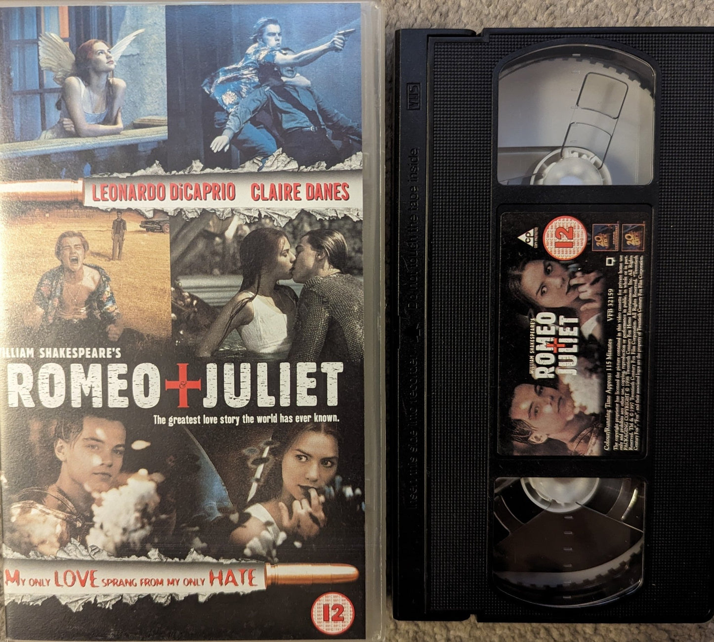 Romeo + Juliet (1996) VHS Video - Flippin Retro Video Shop