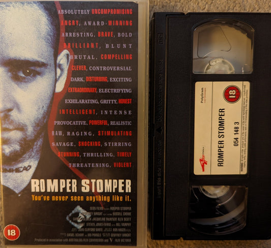 Romper Stomper (1992) VHS Video - Flippin Retro Video Shop