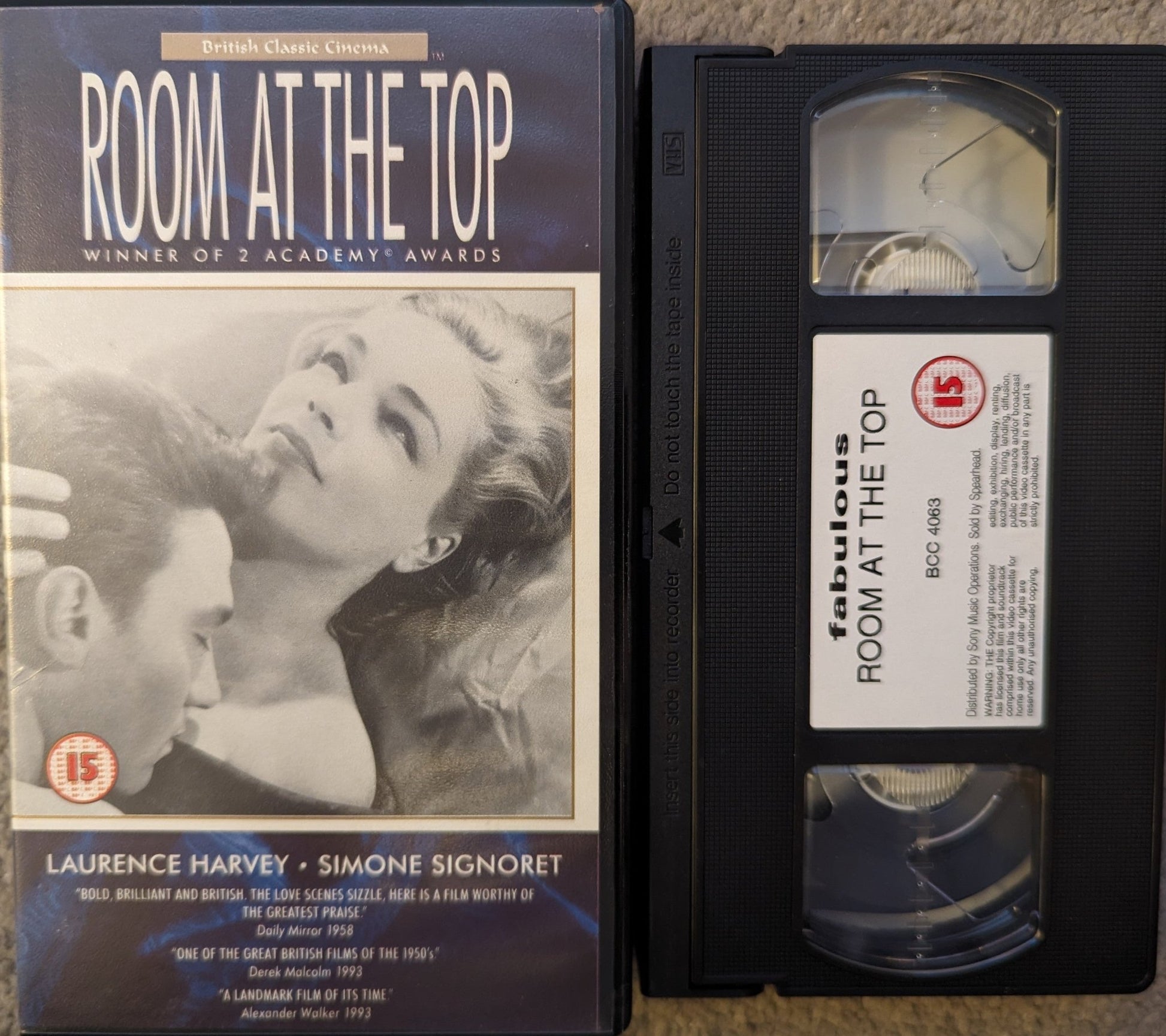 Room At The Top (1959) VHS Video - Flippin Retro Video Shop