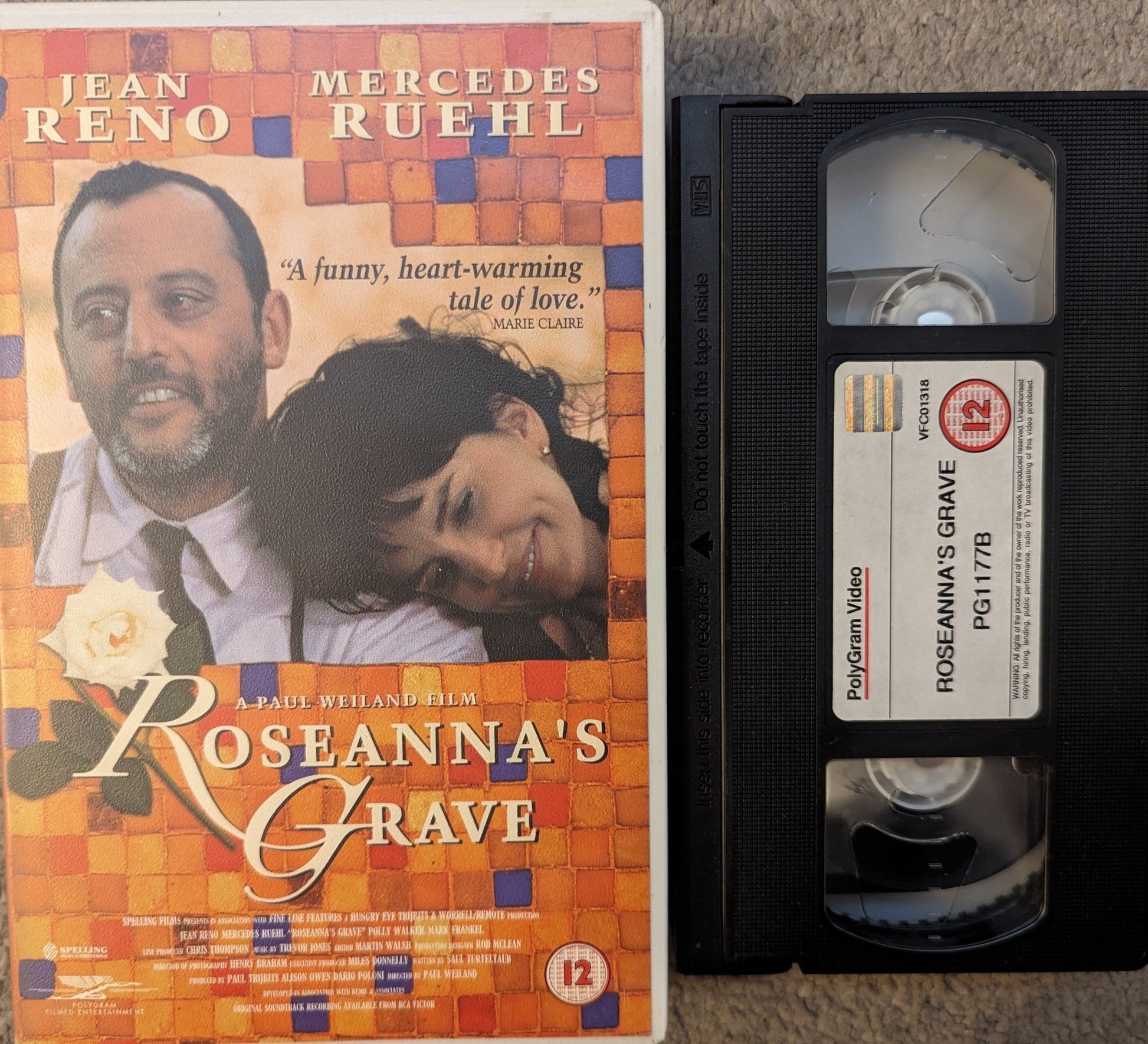 Roseanna's Grave (1997) VHS Video Ex Rental - Flippin Retro Video Shop