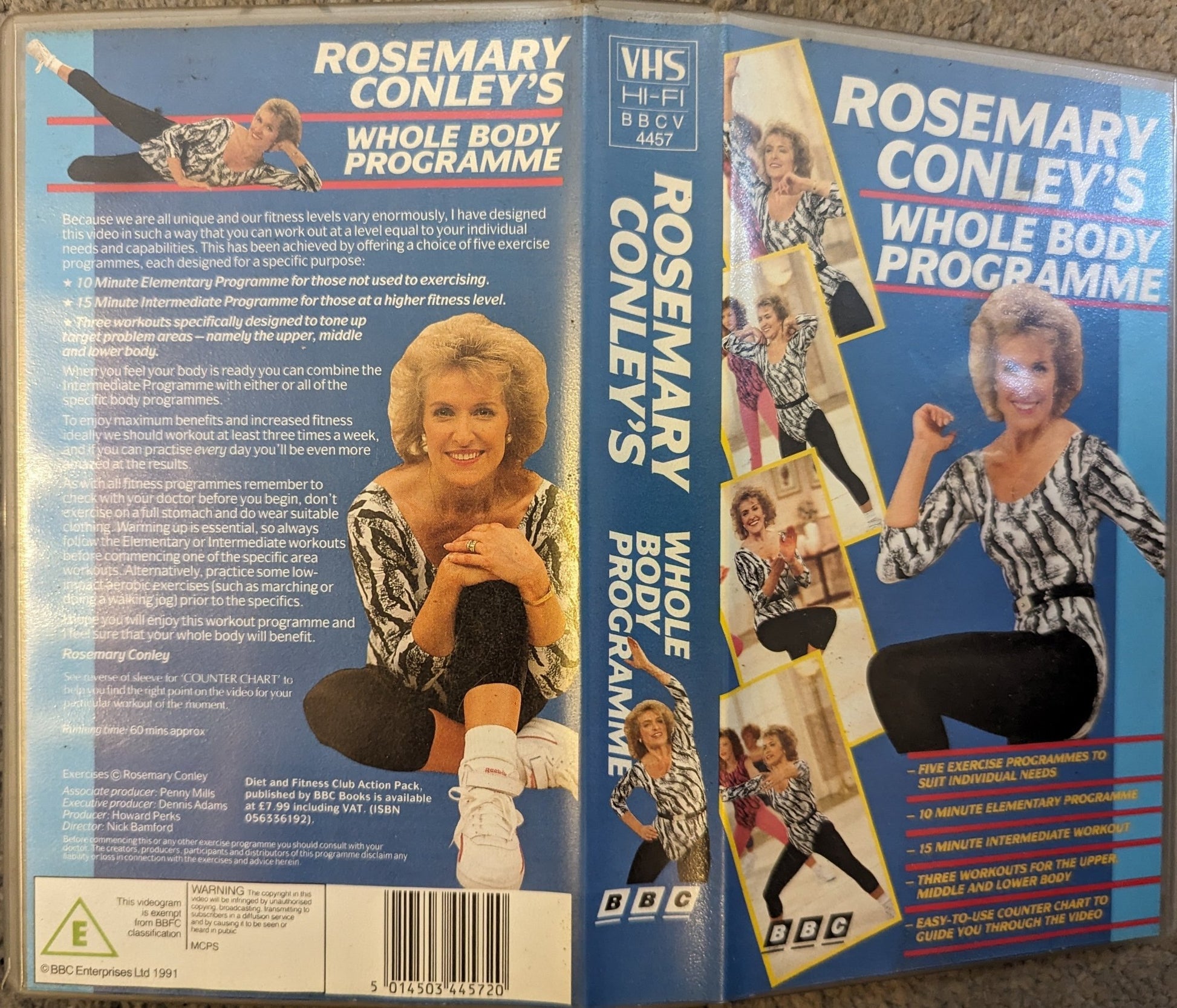 Rosemary Conley's Whole Body Programme VHS Video - Flippin Retro Video Shop