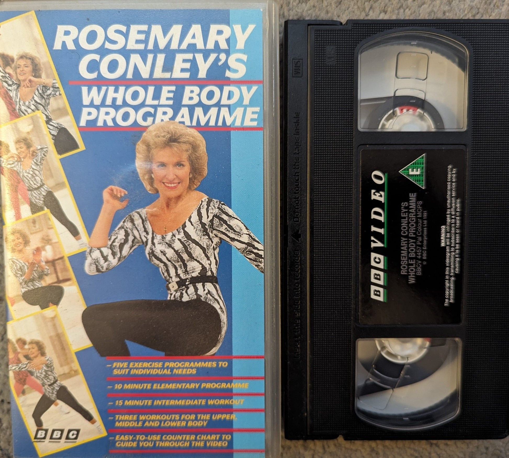 Rosemary Conley's Whole Body Programme VHS Video - Flippin Retro Video Shop