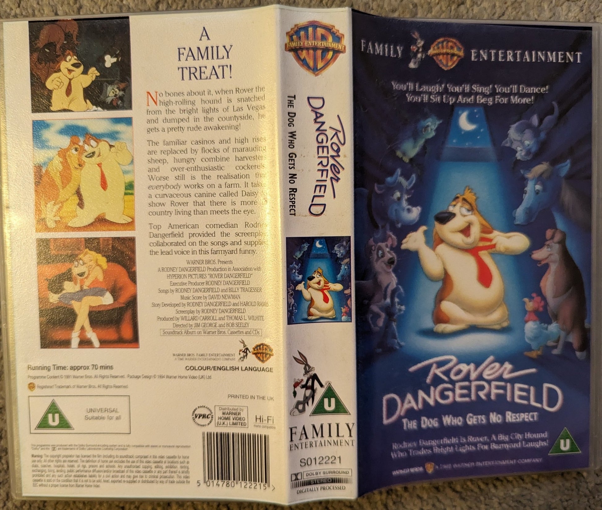 Rover Dangerfield (1991) VHS Video - Flippin Retro Video Shop