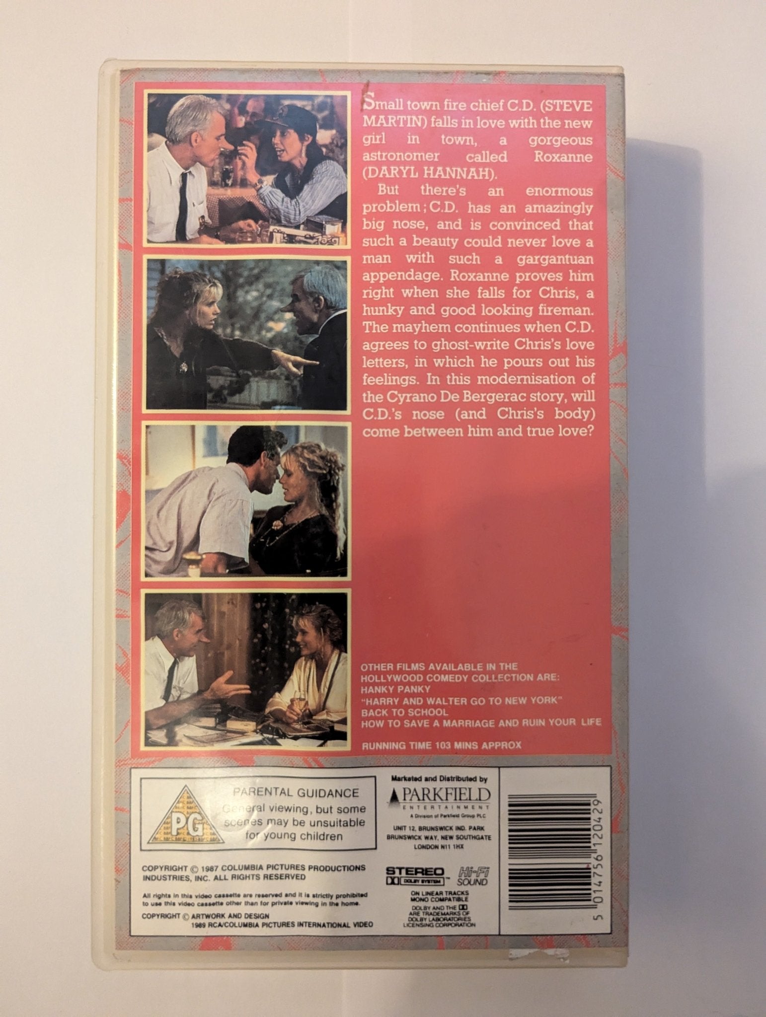 Roxanne (1987) VHS Video - Flippin Retro Video Shop