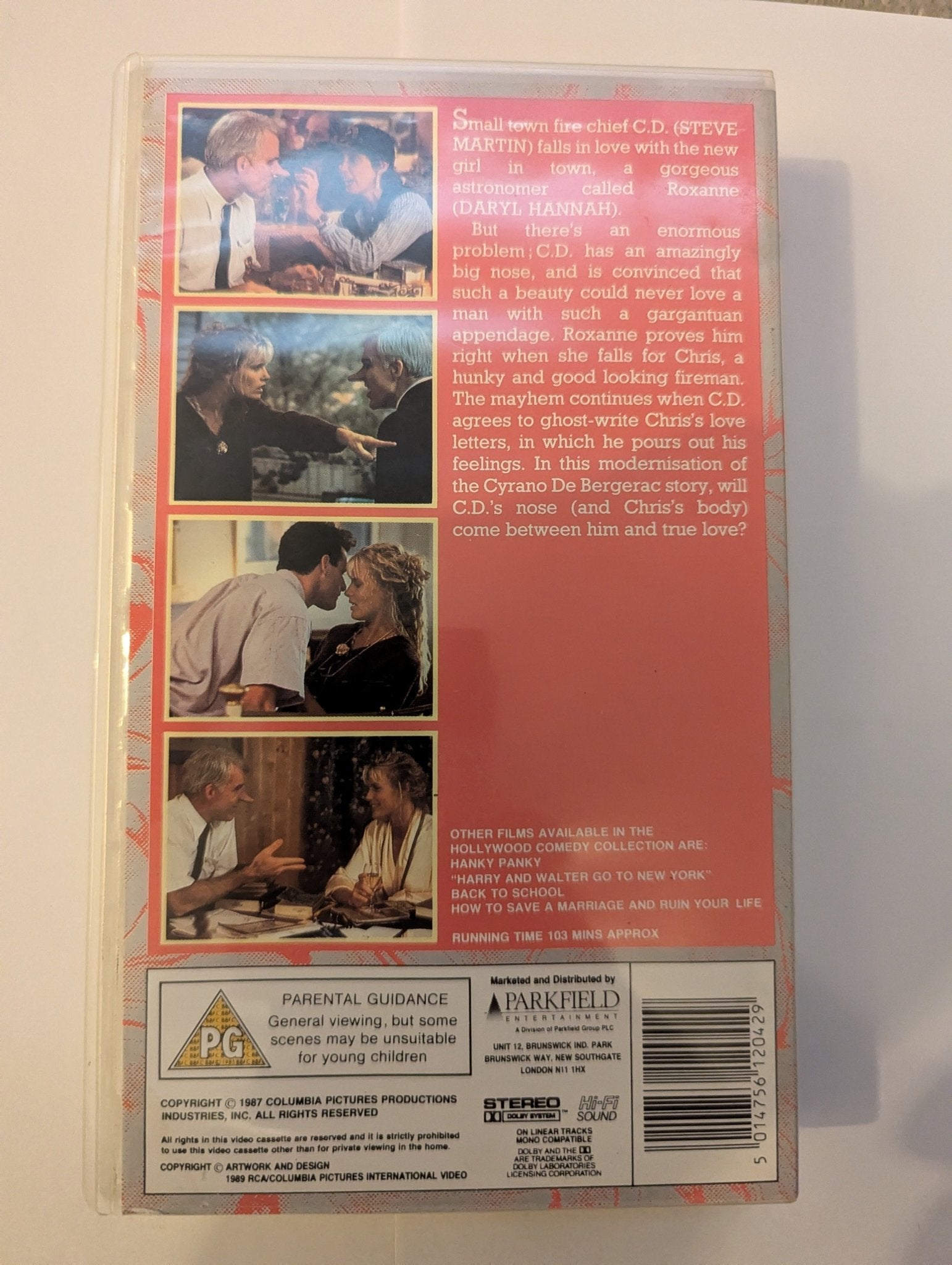 Roxanne (1987) VHS Video alt - Flippin Retro