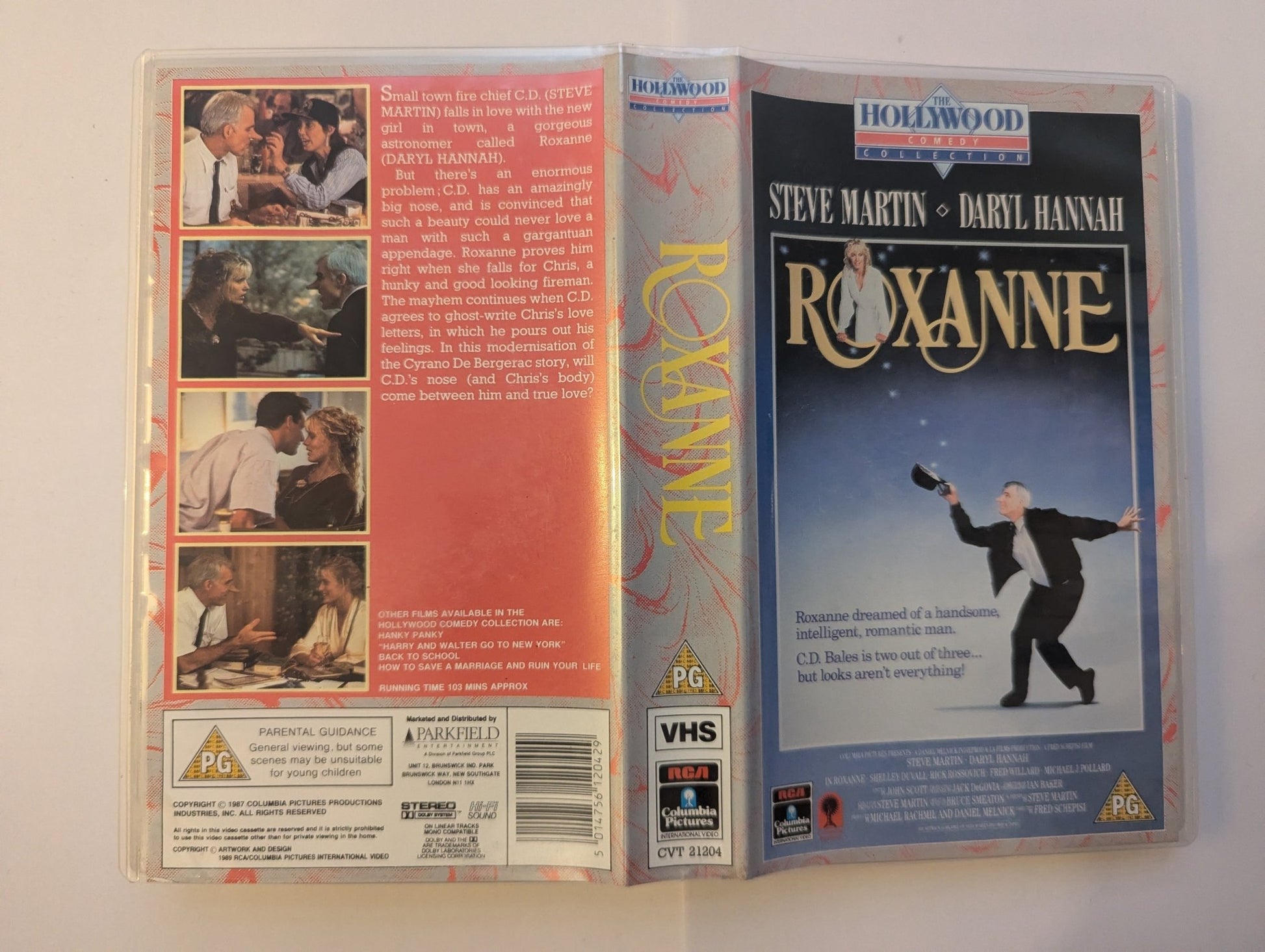 Roxanne (1987) VHS Video alt - Flippin Retro