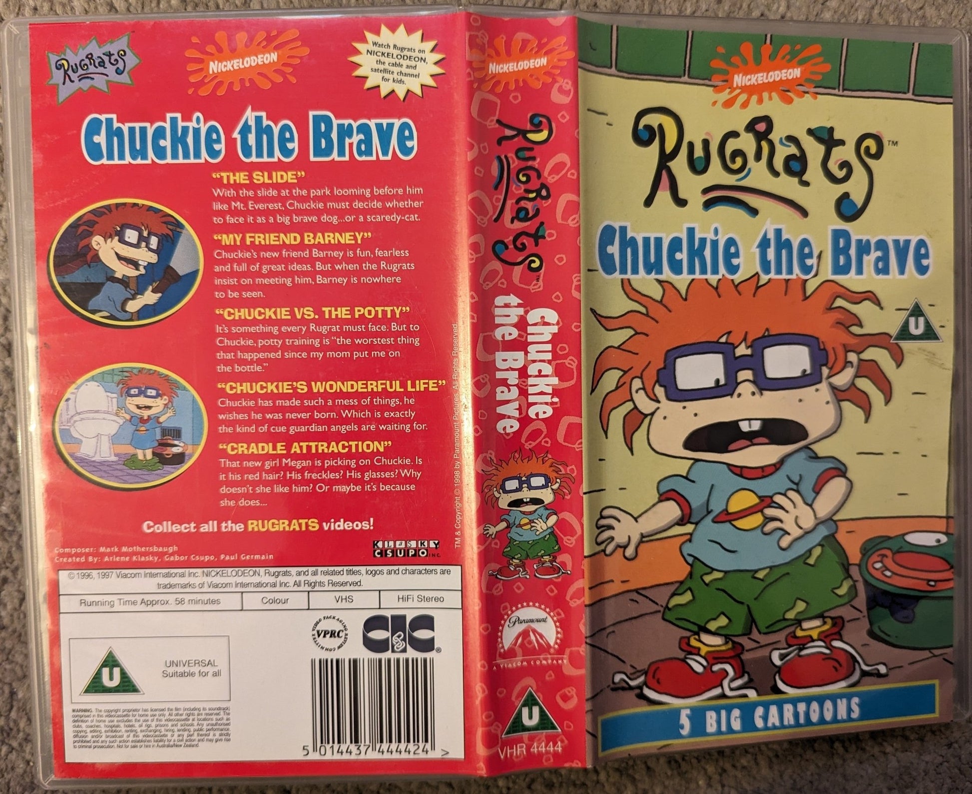 Rugrats Chuckie The Brave VHS Video - Flippin Retro Video Shop