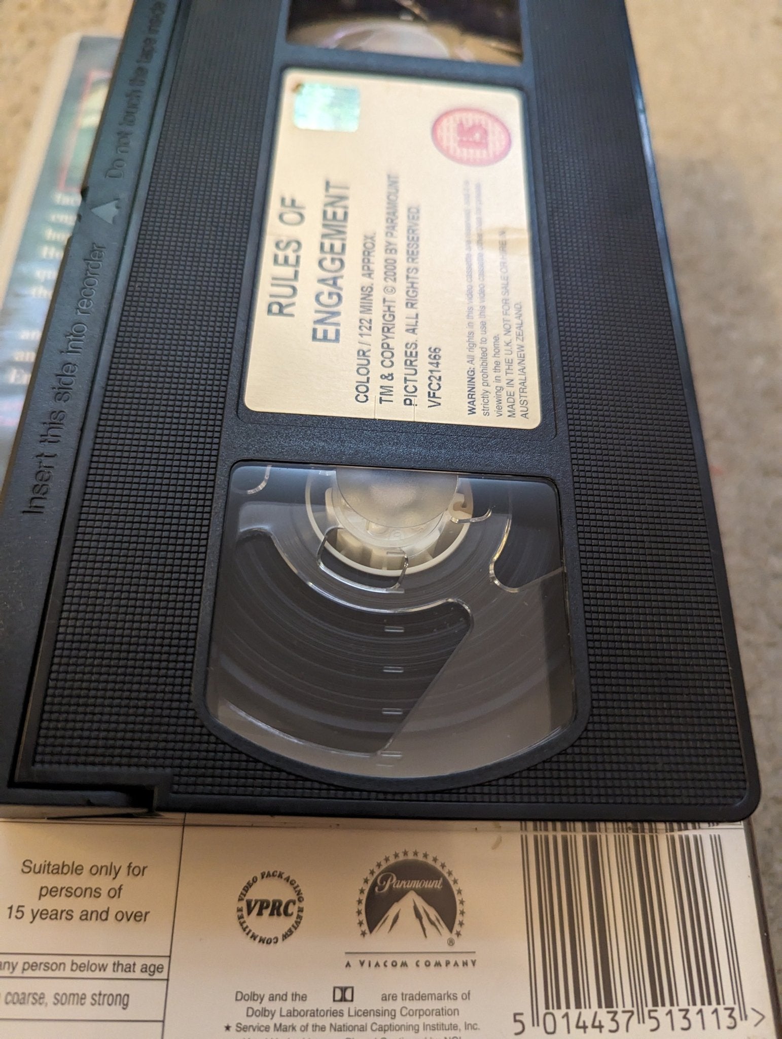 Rules Of Engagement (2000) VHS Video Ex Rental - Flippin Retro Video Shop