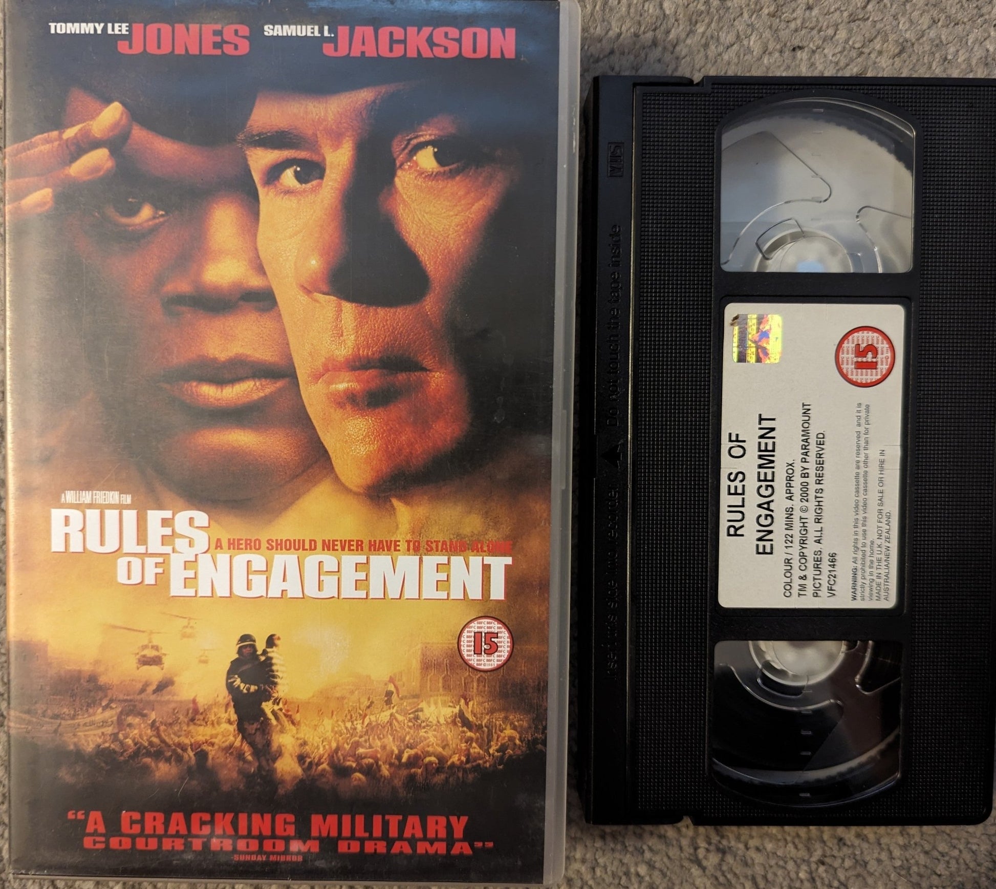 Rules Of Engagement (2000) VHS Video Ex Rental - Flippin Retro Video Shop