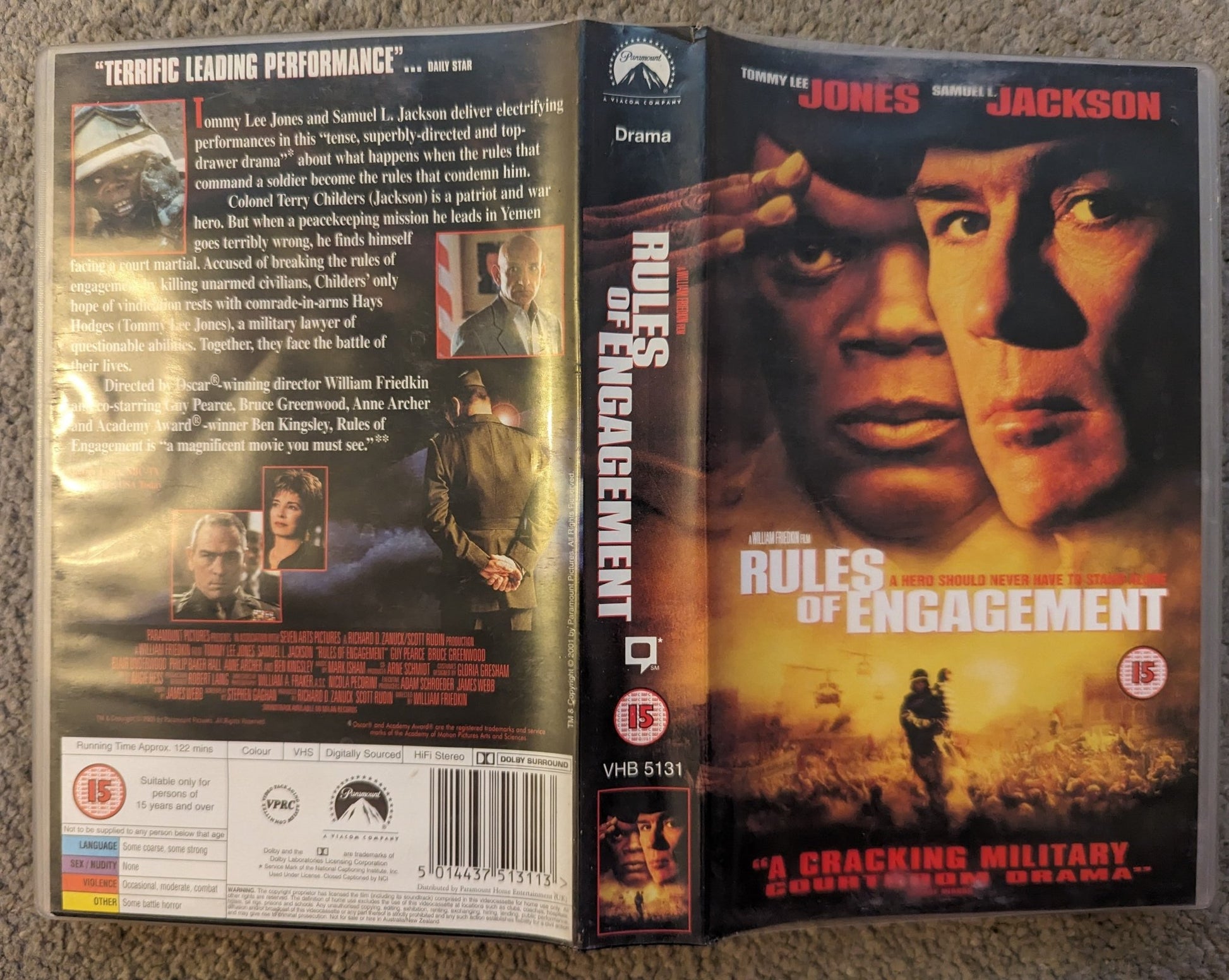 Rules Of Engagement (2000) VHS Video Ex Rental - Flippin Retro Video Shop