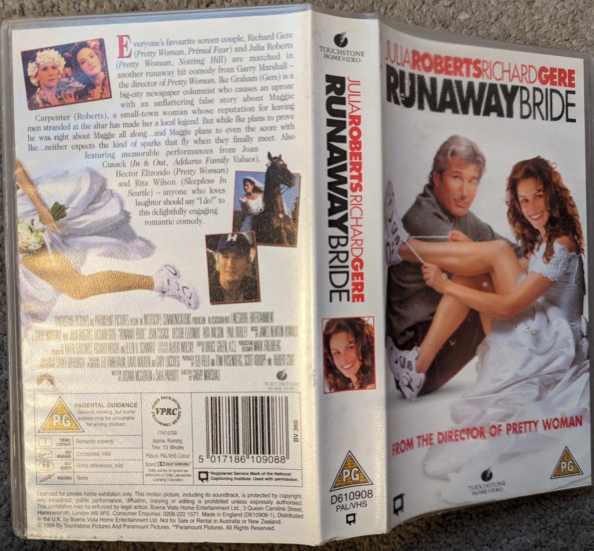 Runaway Bride (1999) VHS Video - Flippin Retro Video Shop